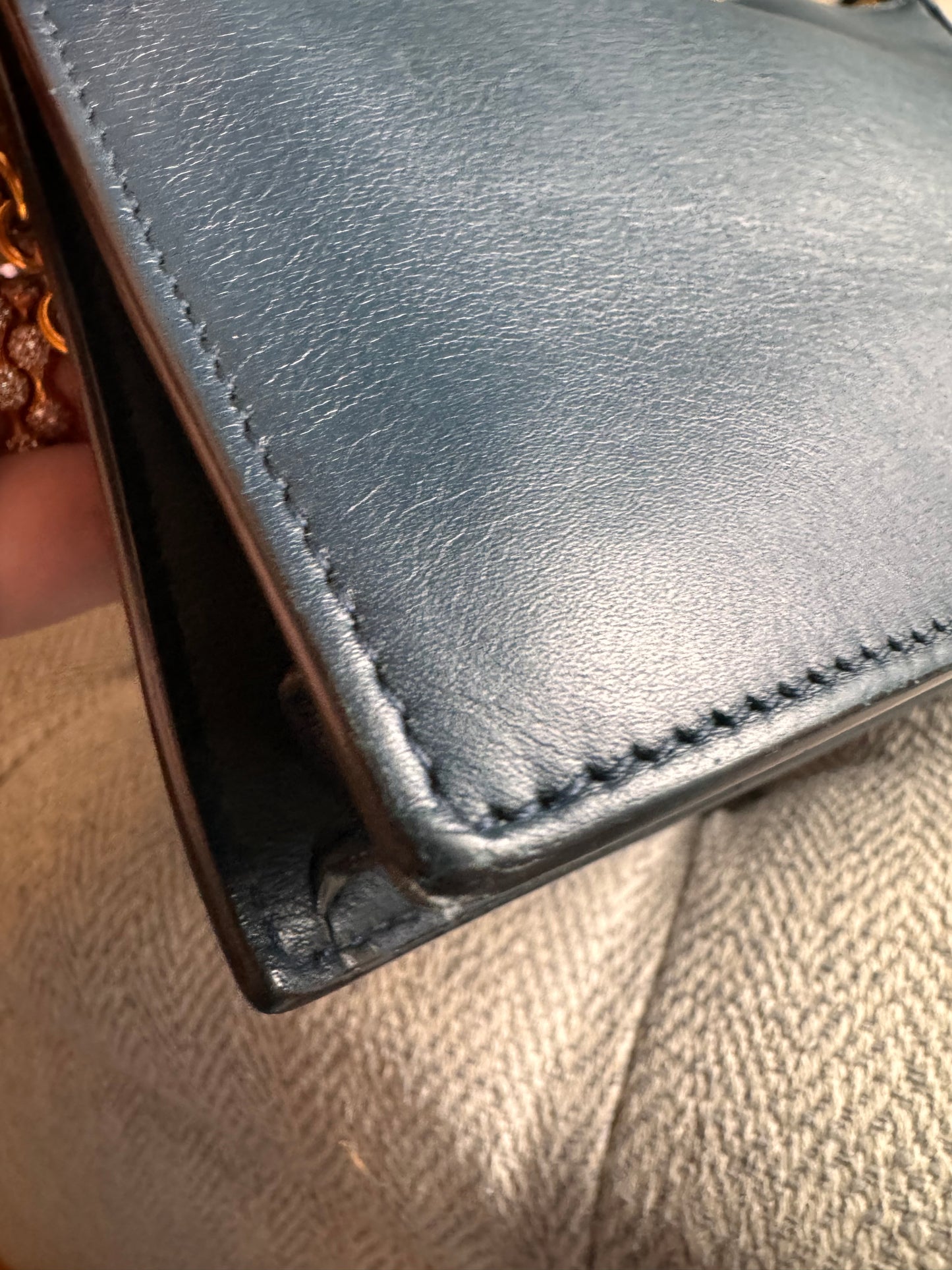 Celine Tricolour Pocket Envelope on Chain