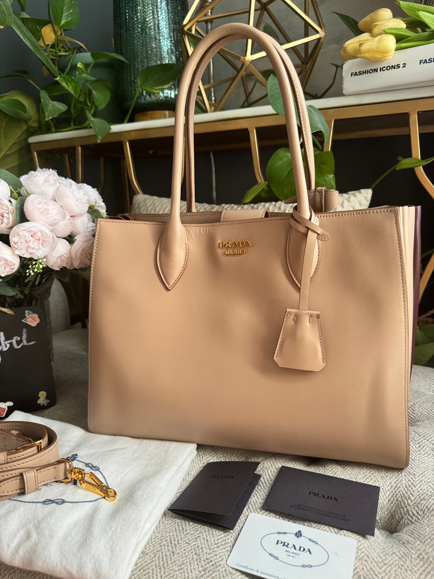 Prada City Calf Tote