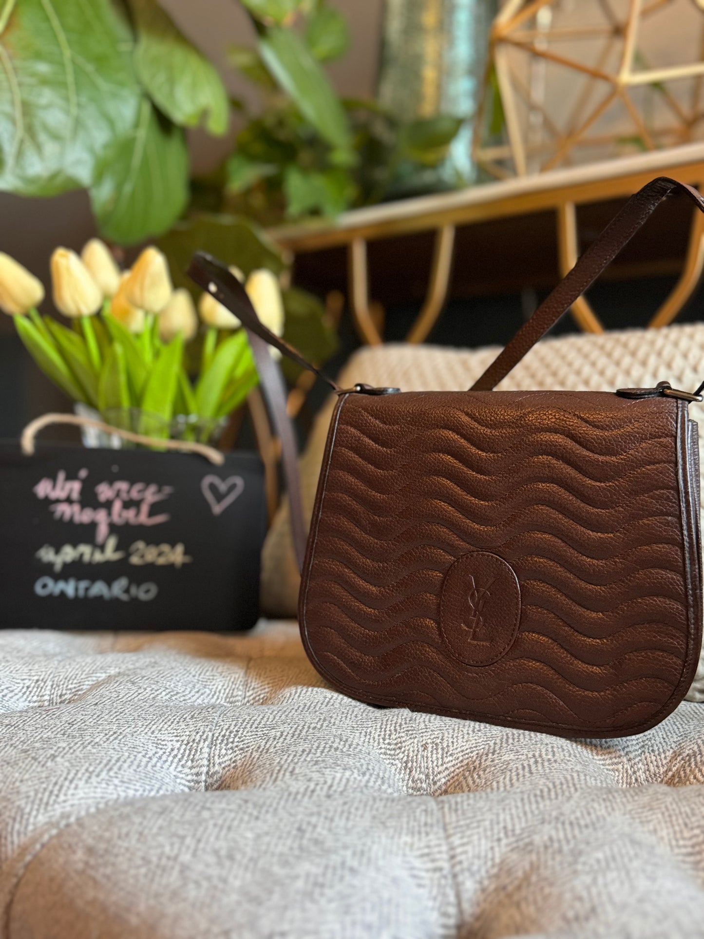 Yves Saint Laurent vintage leather crossbody