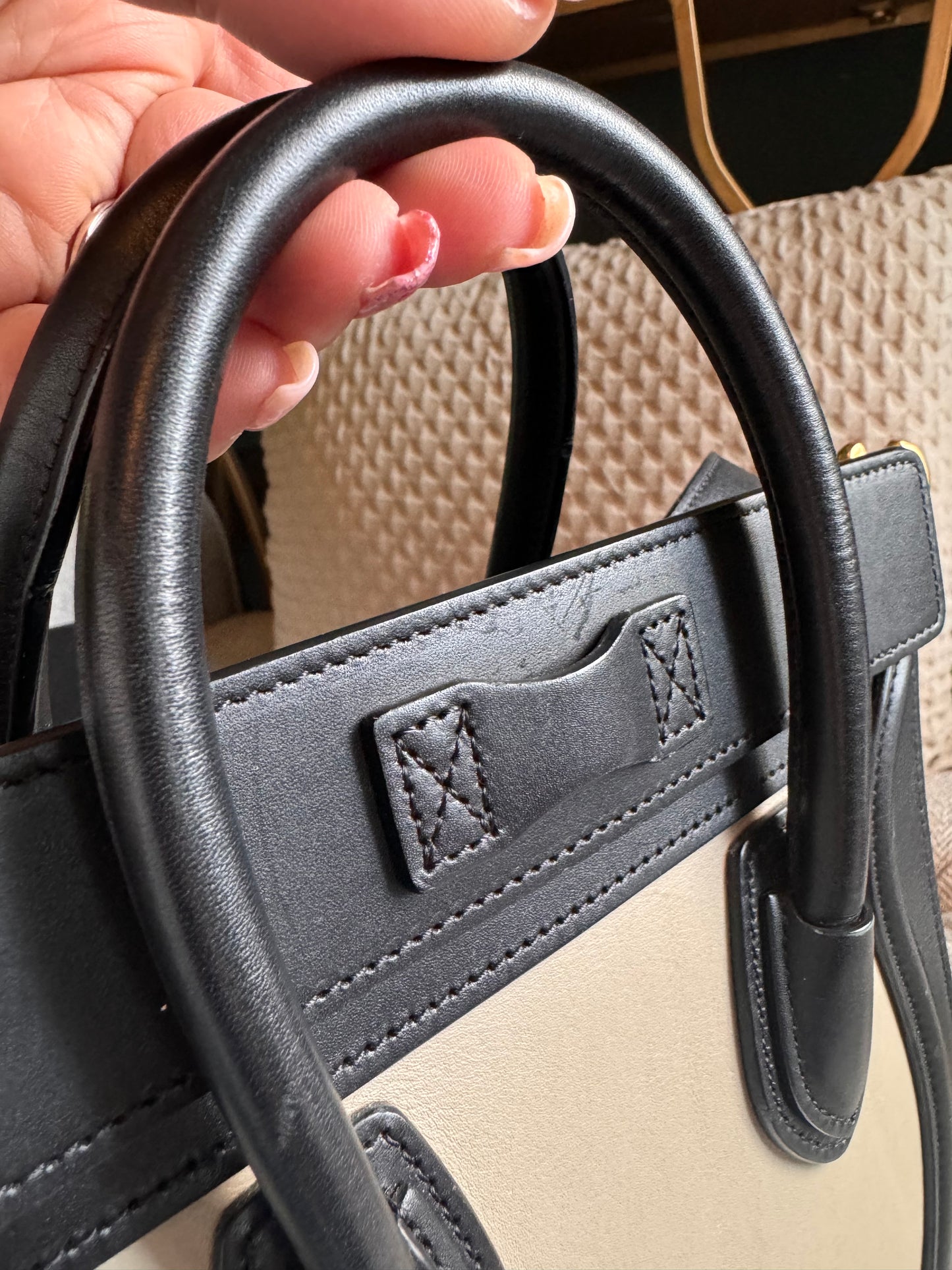 Celine Nano Luggage in TriColour