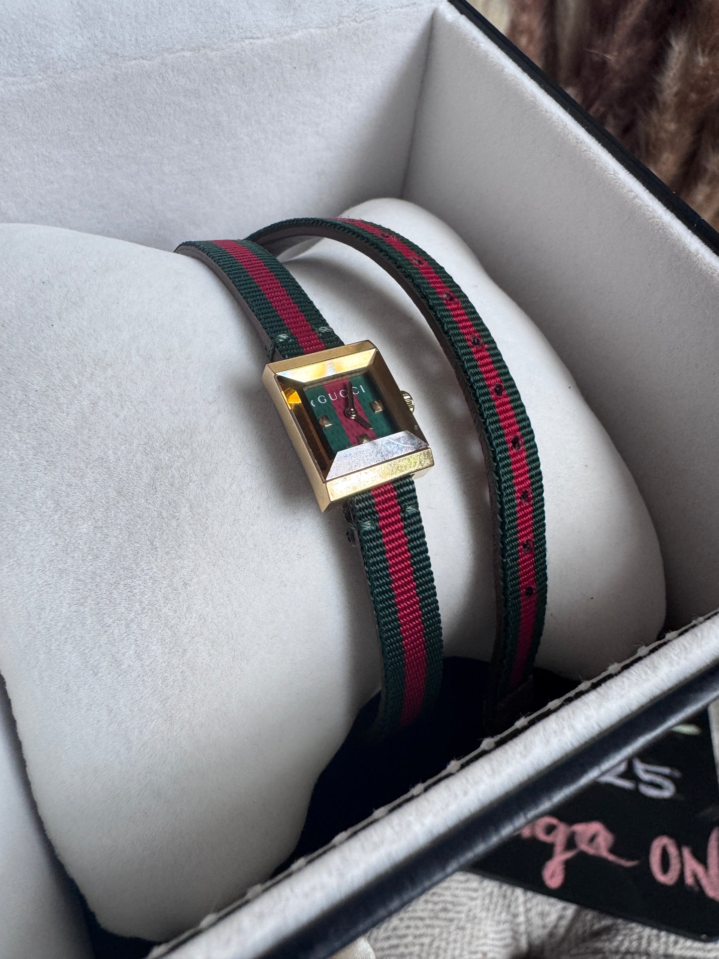 Gucci Vintage Web Strap Watch