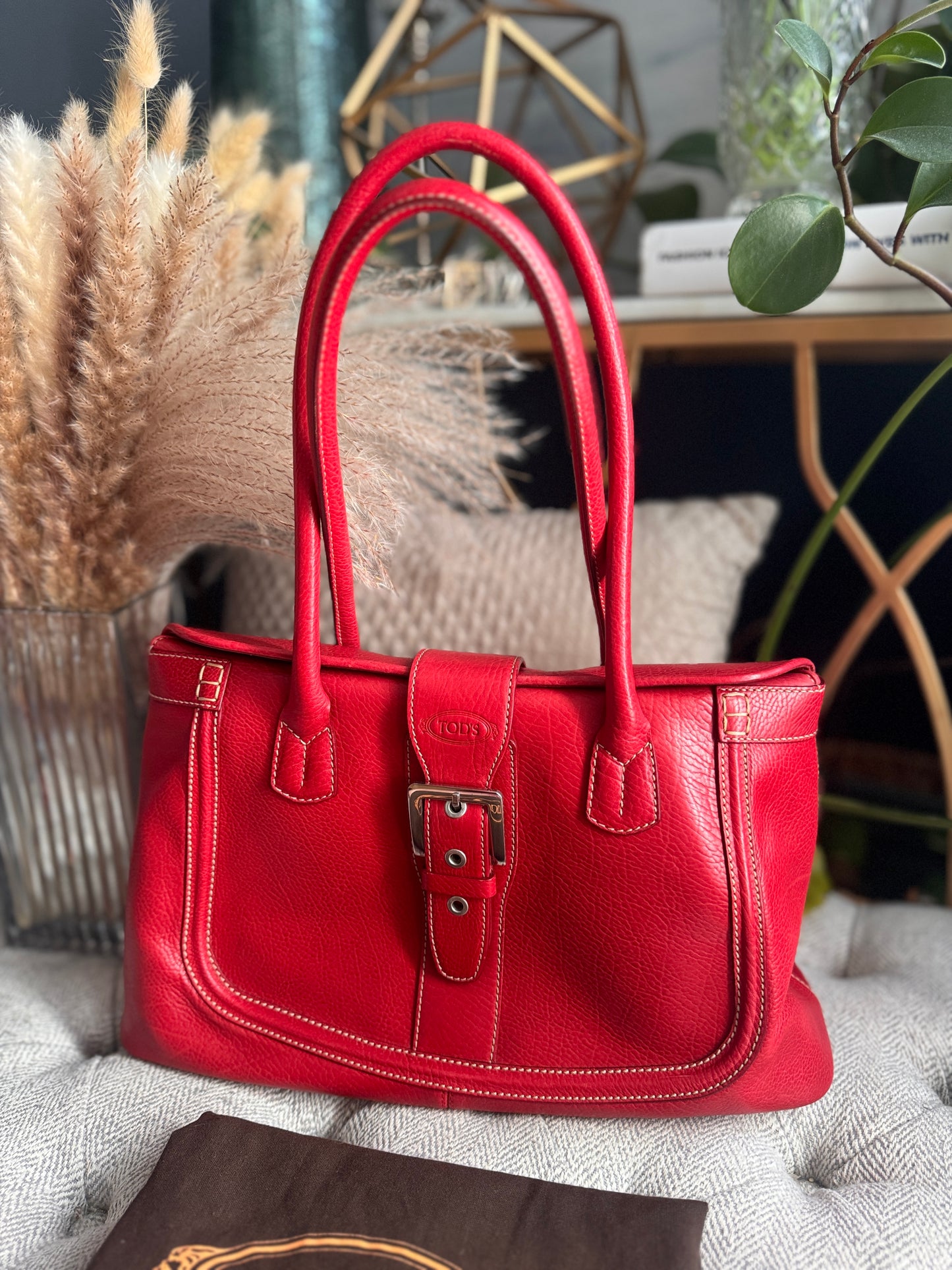 Tod’s Vintage Leather Shoulder Bag
