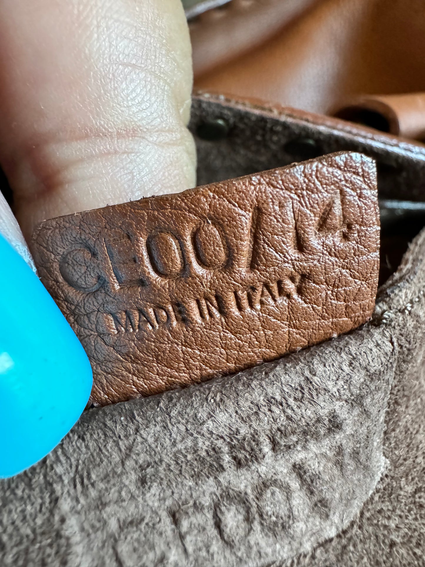 Celine Vintage Studded Leather Tote