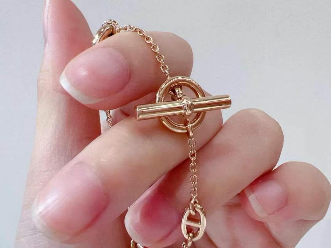 PREORDER ONLY-Hermes Rose Gold Farandole Bracelet
