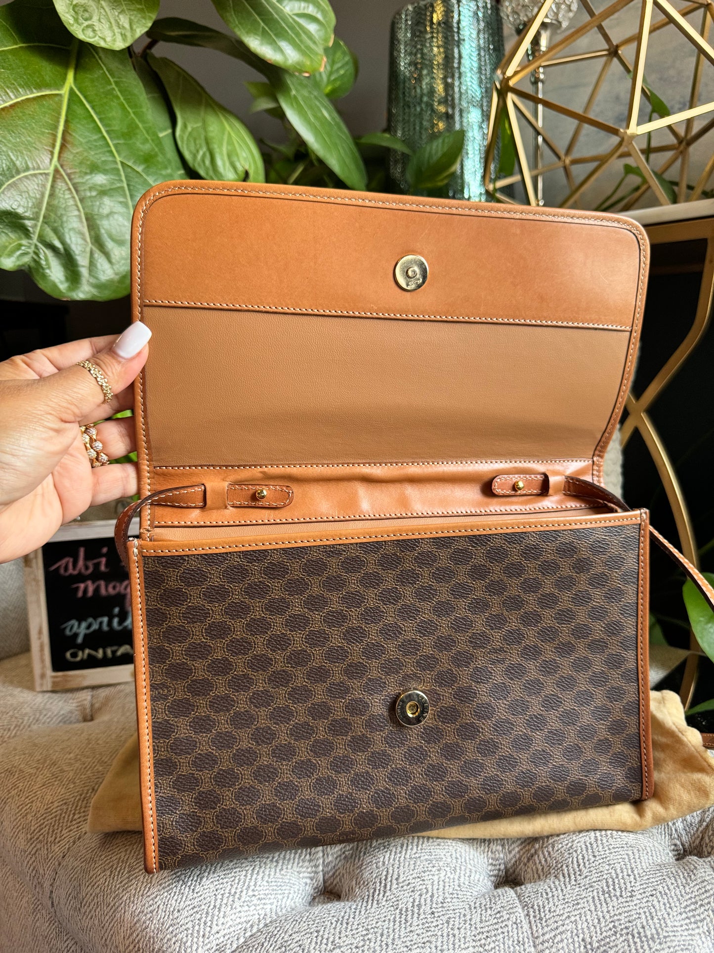 Celine Vintage Macadam Crossbody