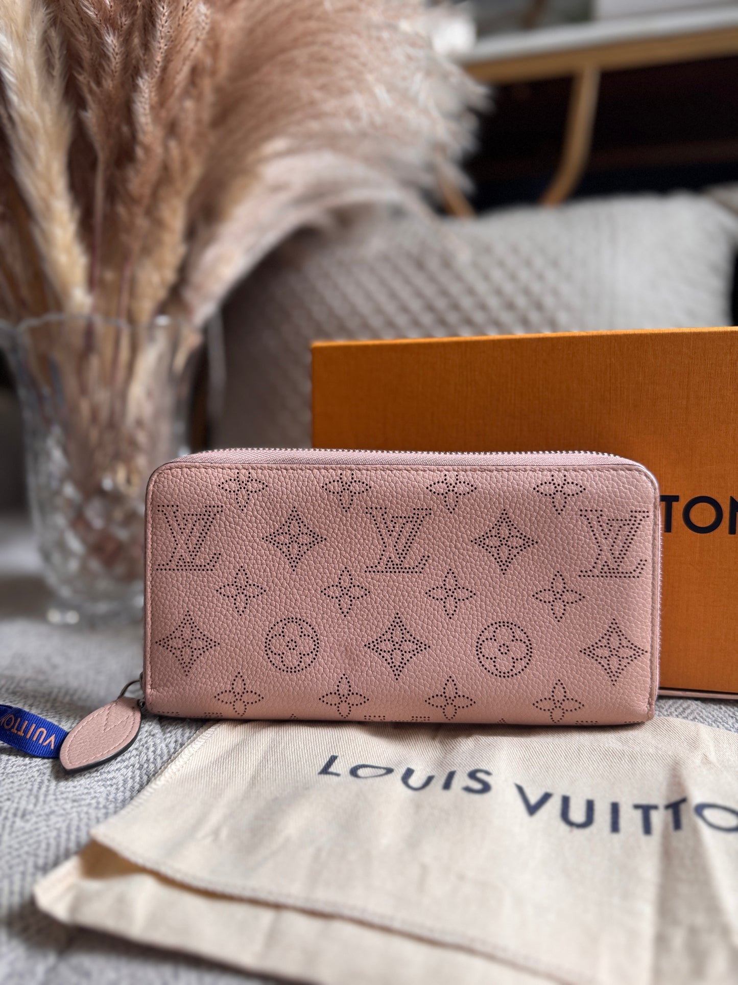Louis Vuitton Mahina Zippy Wallet in Magnolia
