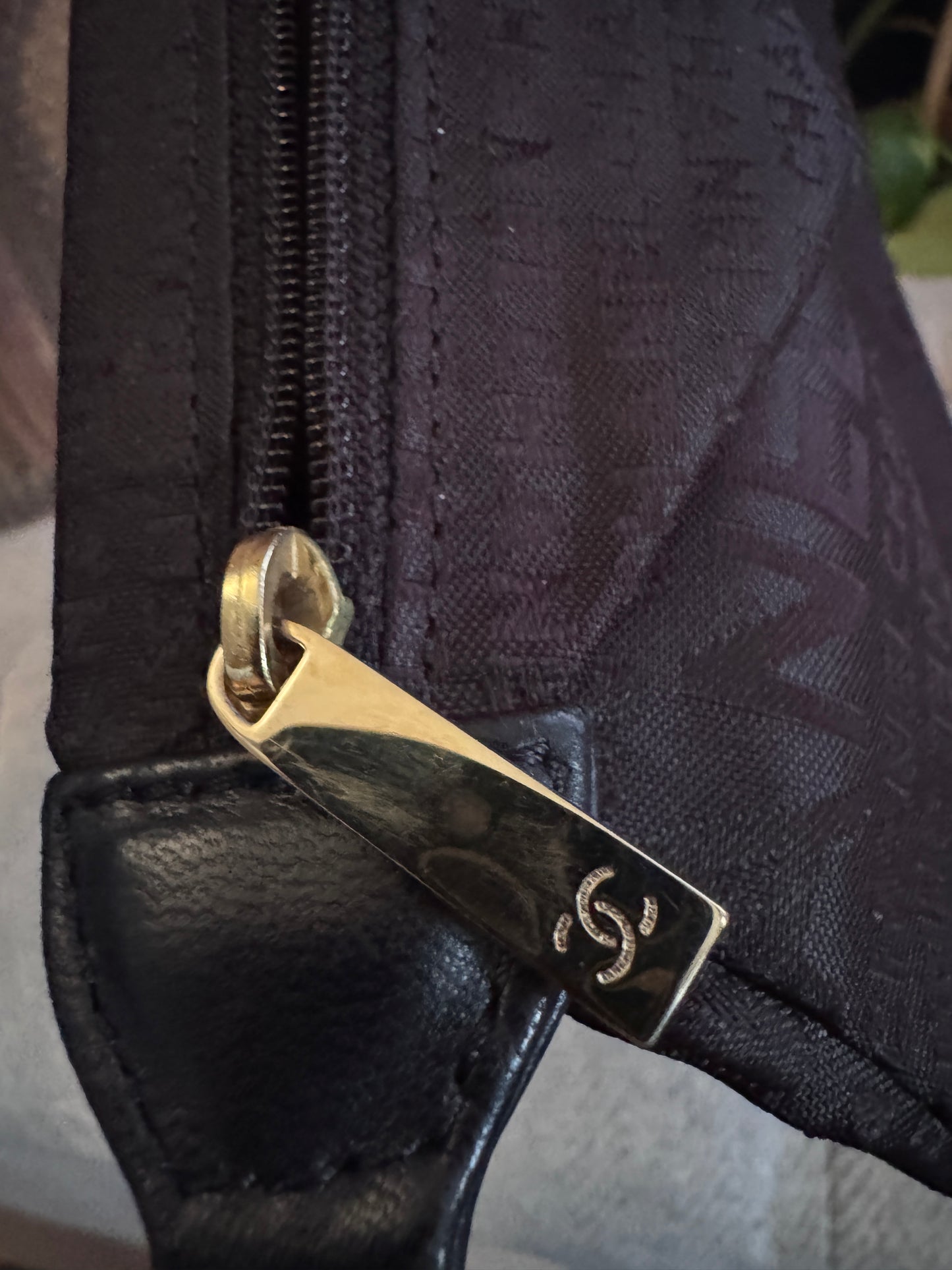 Chanel Coco Cabas Satin Tote