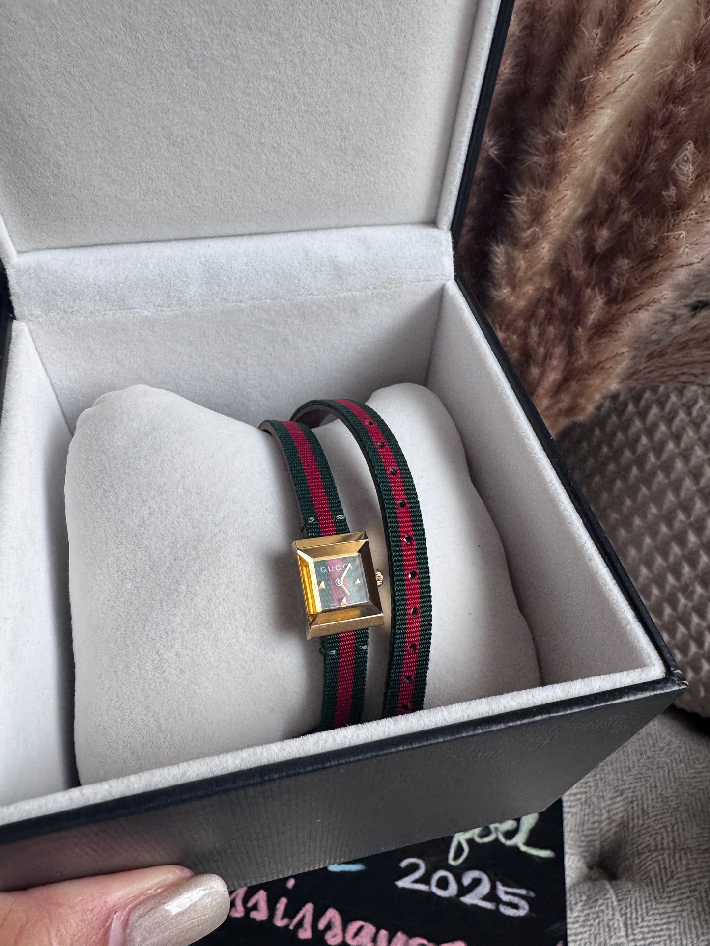 Gucci Vintage Web Strap Watch