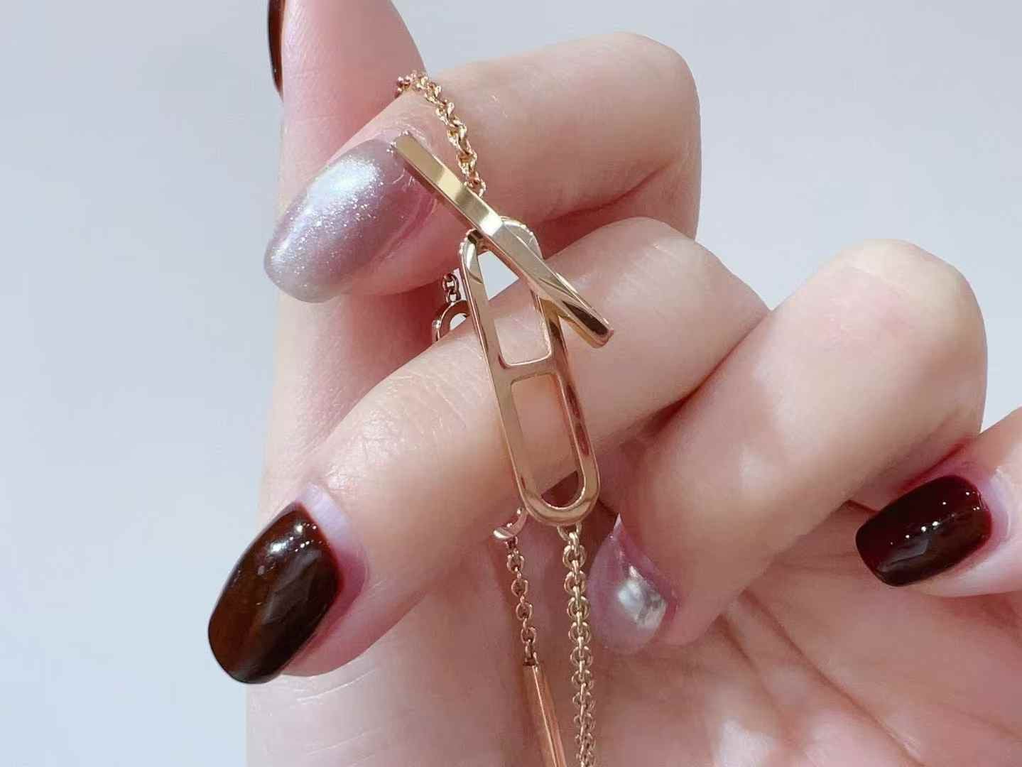 For PRE-ORDER ONLY Hermes Ever Chaine d’ancre bracelet in Rose Gold size SH