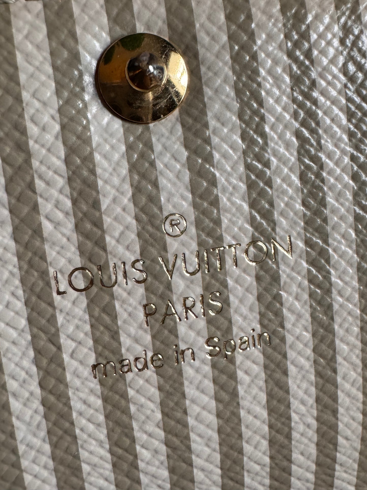 Louis Vuitton Damier Ebene Trunks and Locks Sarah Wallet