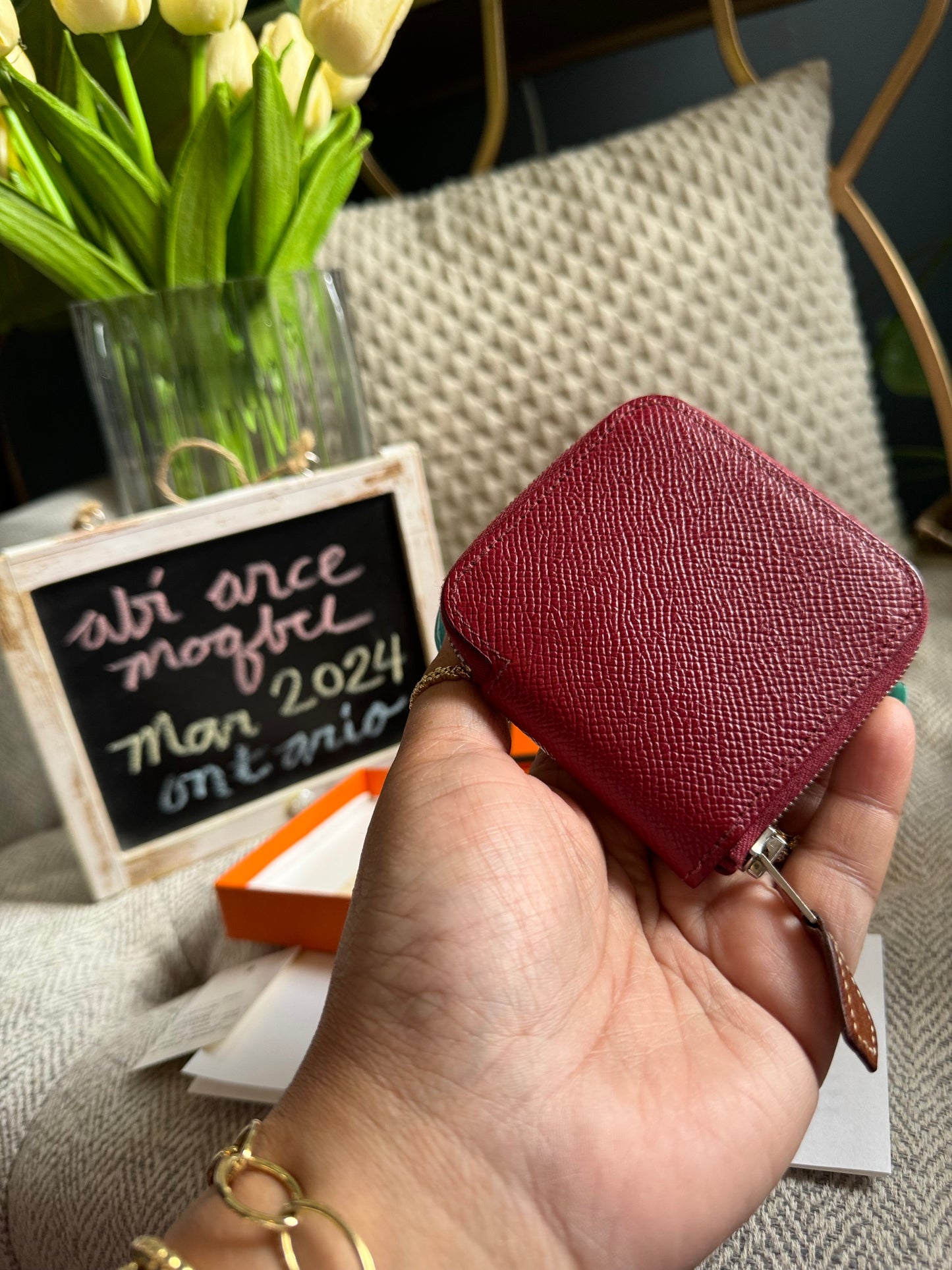 Hermes Silk’in Coin purse