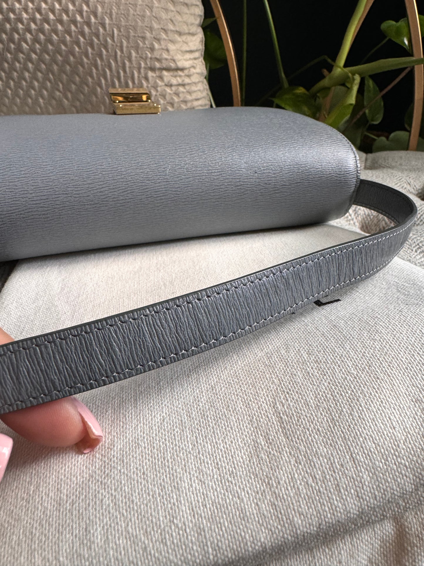 Celine Medium Box Bag in Grey