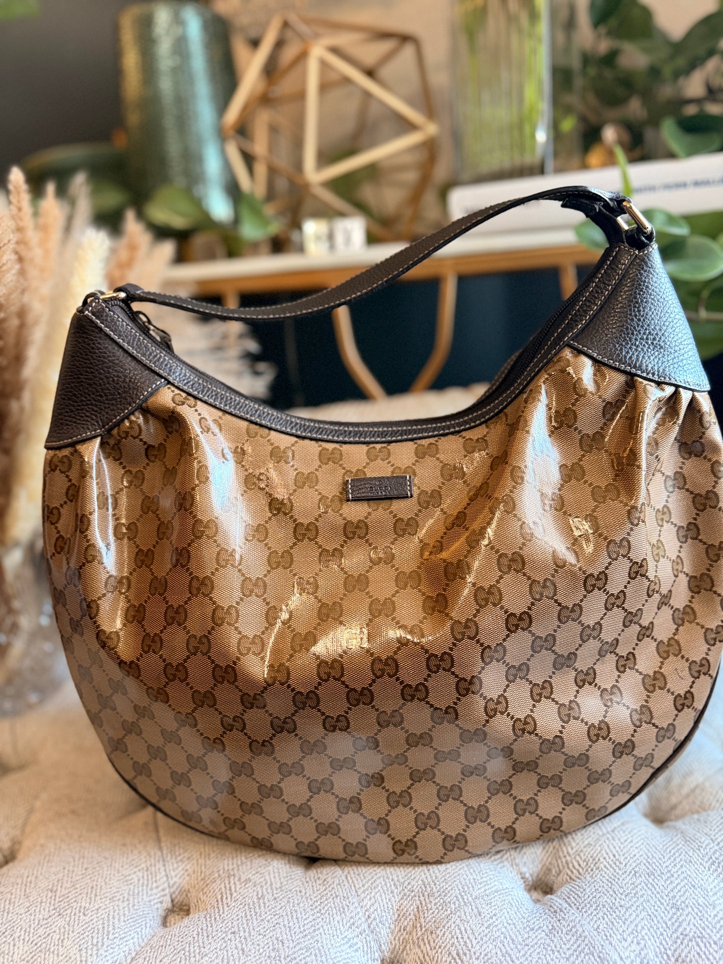 Gucci Vintage Crystal Hobo