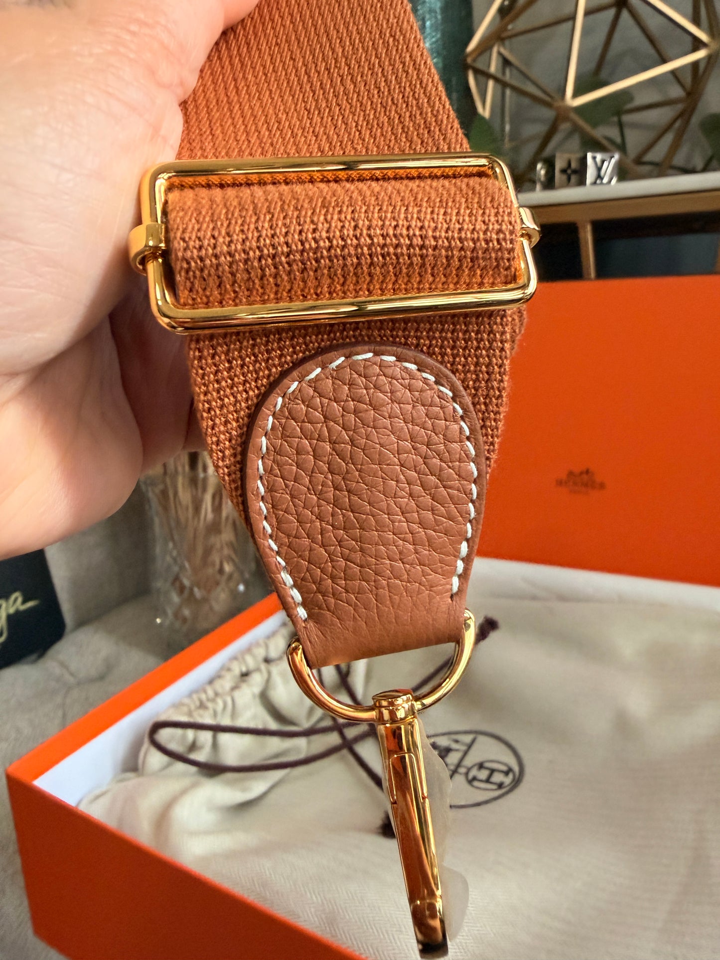 Hermés Evelyne PM - HTF Gold on Gold