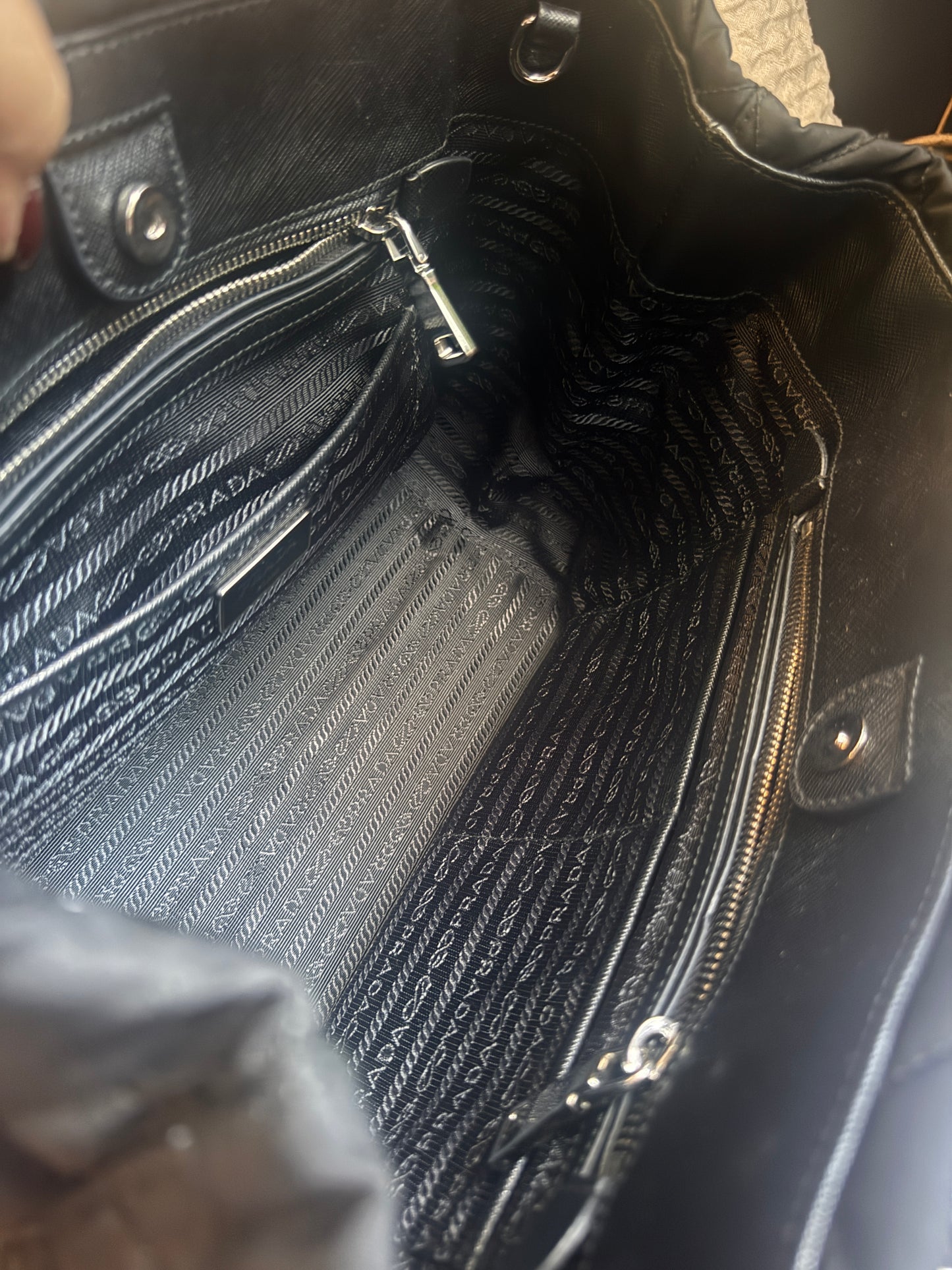 Prada Tessuto Nero Tote
