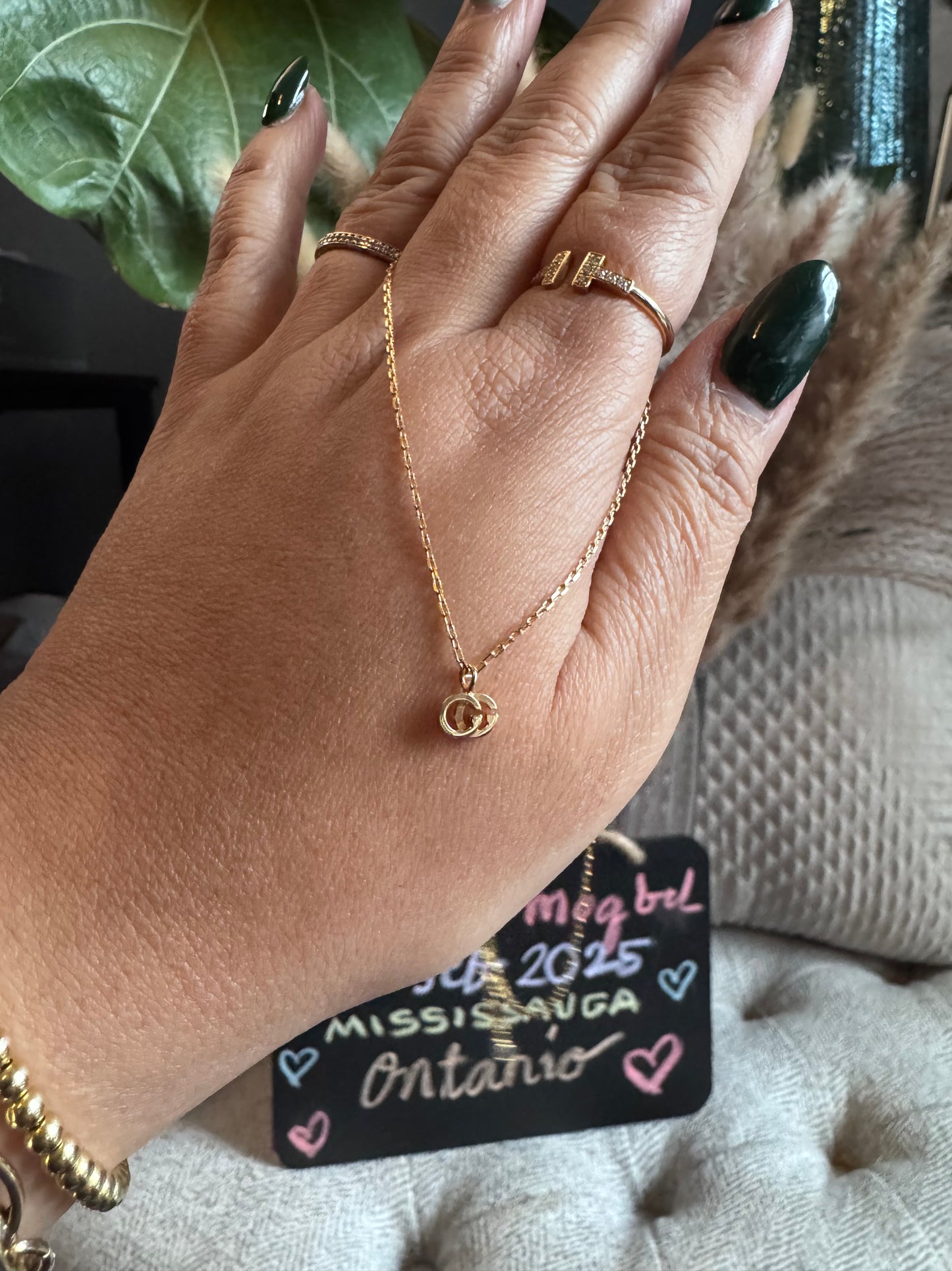 Gucci 18K Necklace GG