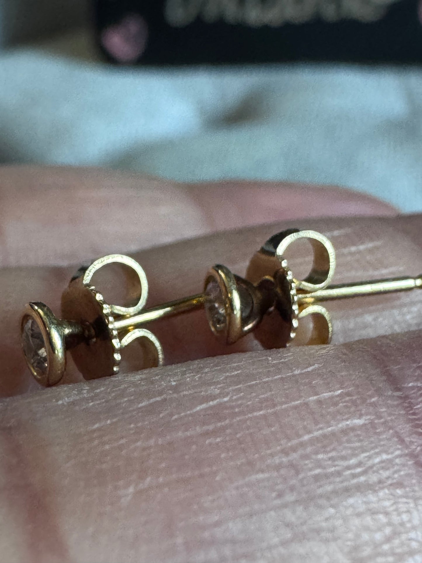 Tiffany&Co 18k Elsa Peretti Diamond by the Yard Earrings