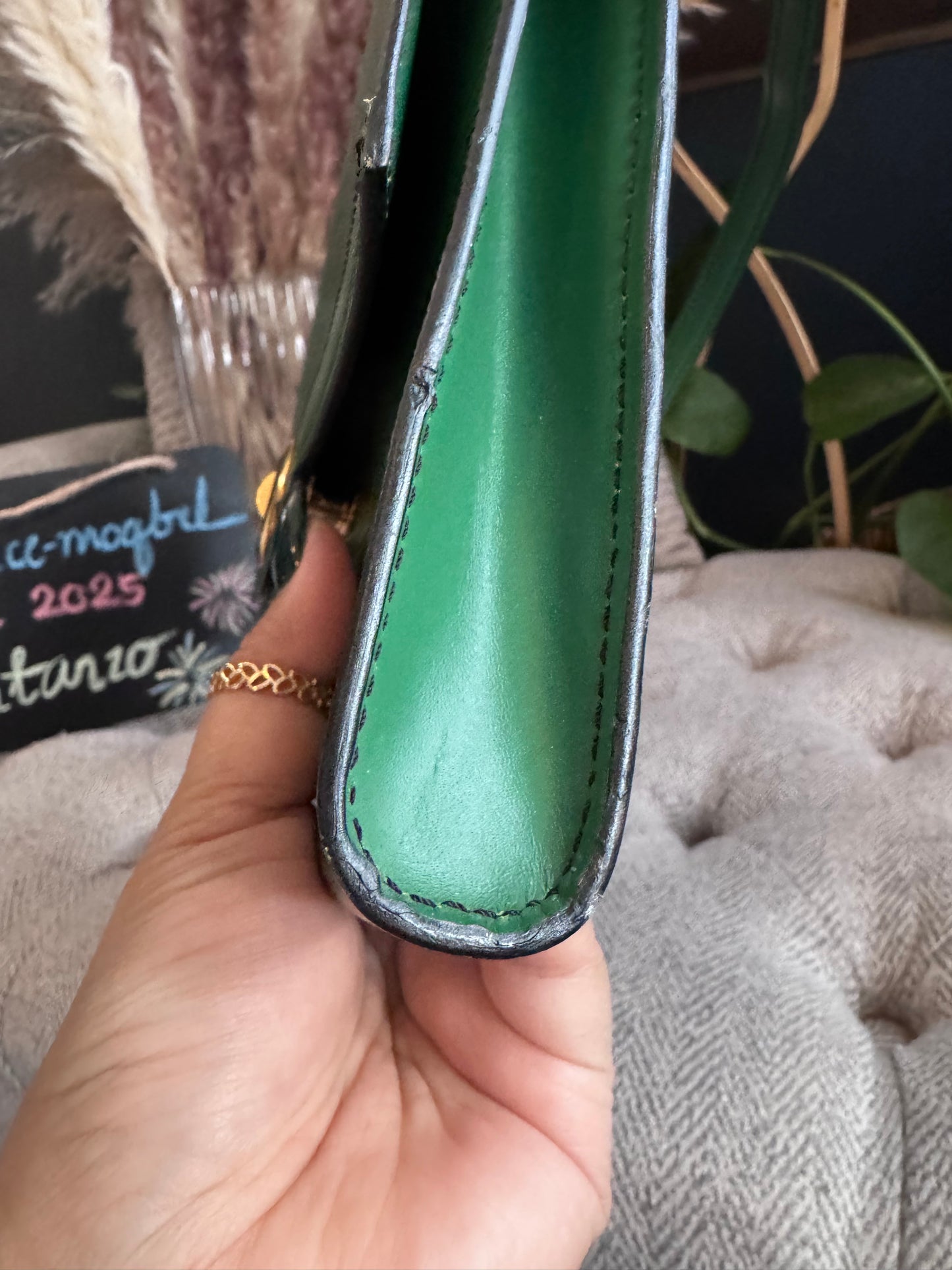 Louis Vuitton Epi Pochette Arche in Borneo Green