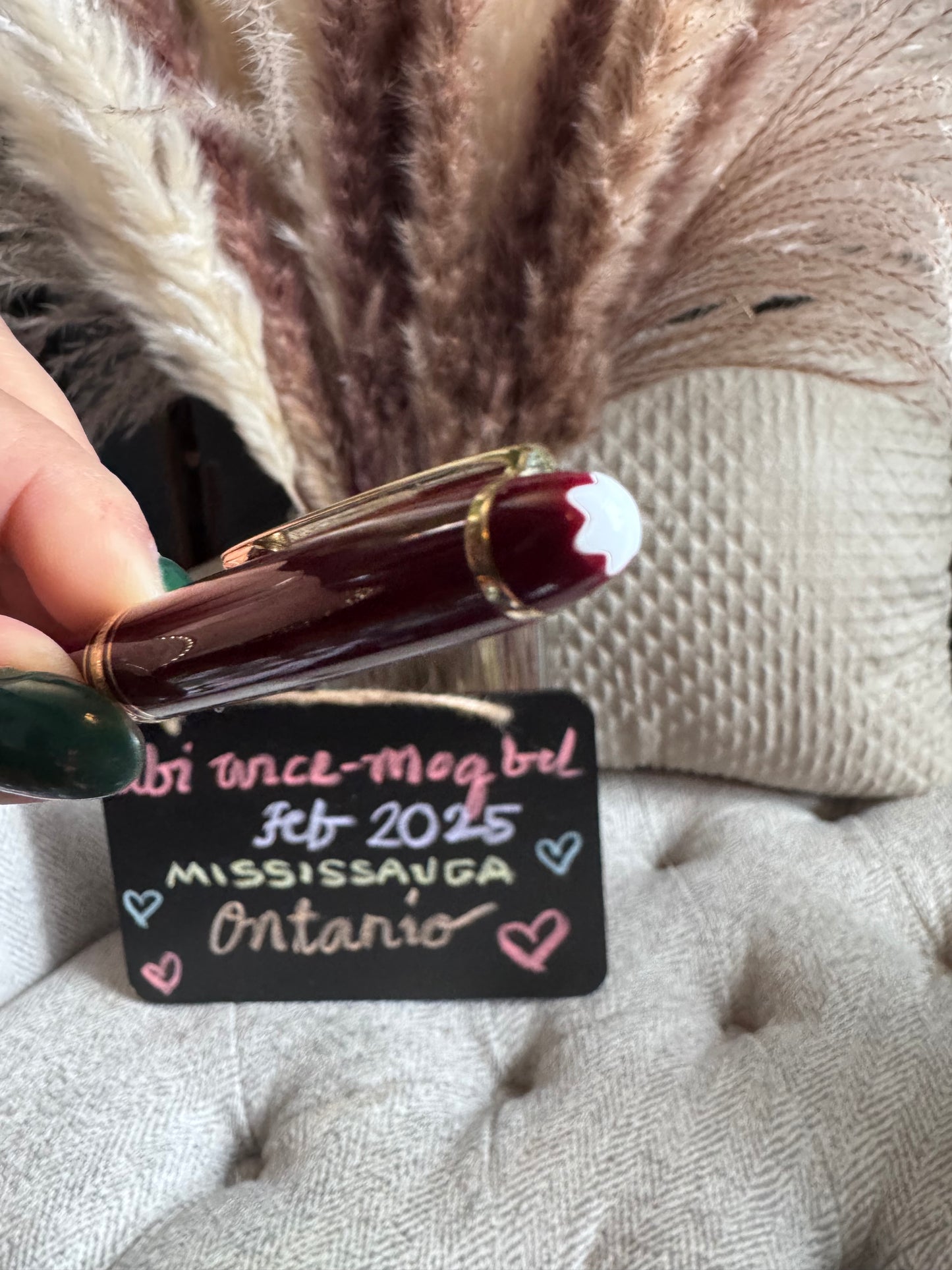 Montblanc Ballpoint Meisterstuck Pen in Burgundy