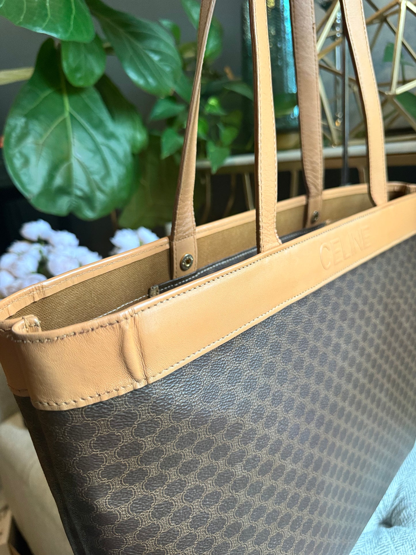 Celine Large Vintage Macadam Tote