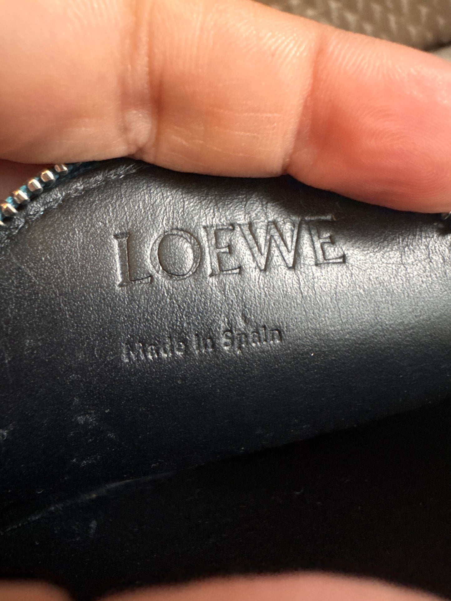 Loewe Leather Round Coin Purse