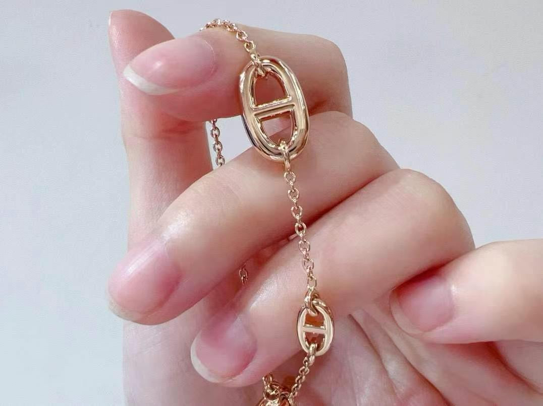 PREORDER ONLY-Hermes Rose Gold Farandole Bracelet