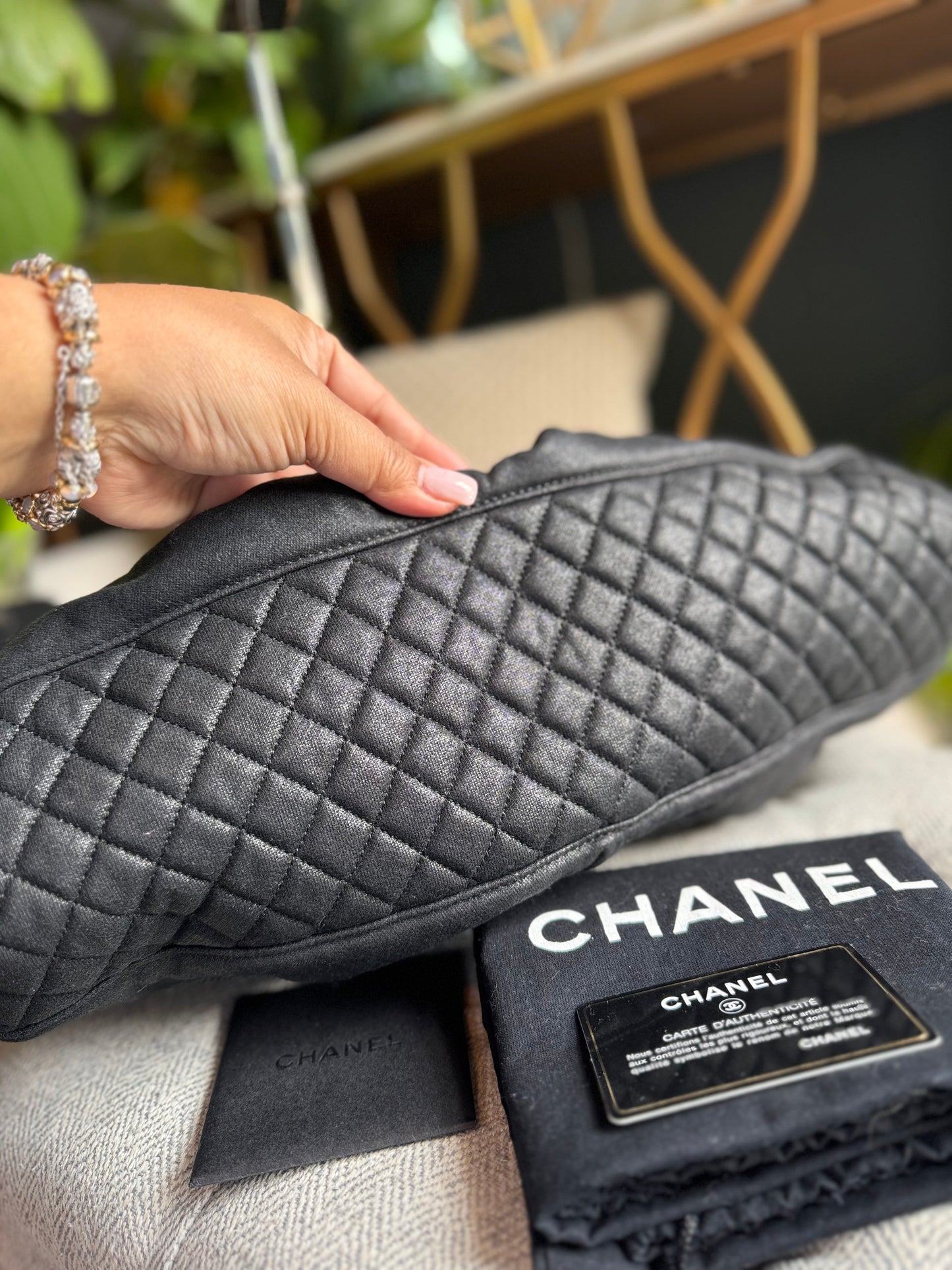 Chanel Jersey Cabas Tote