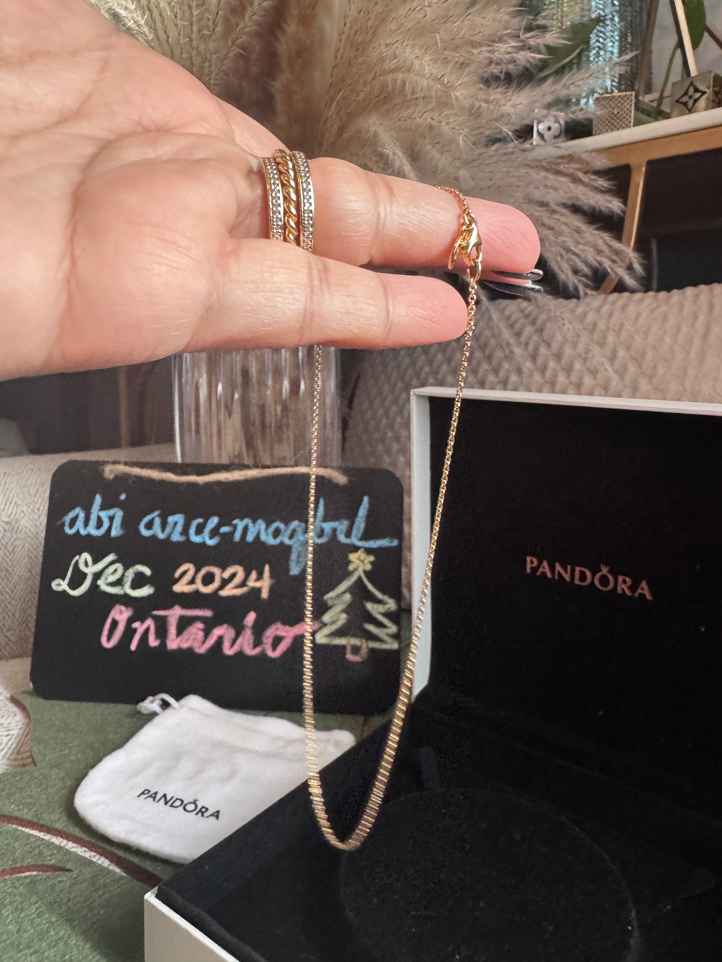 Pandora 14k Gold necklace