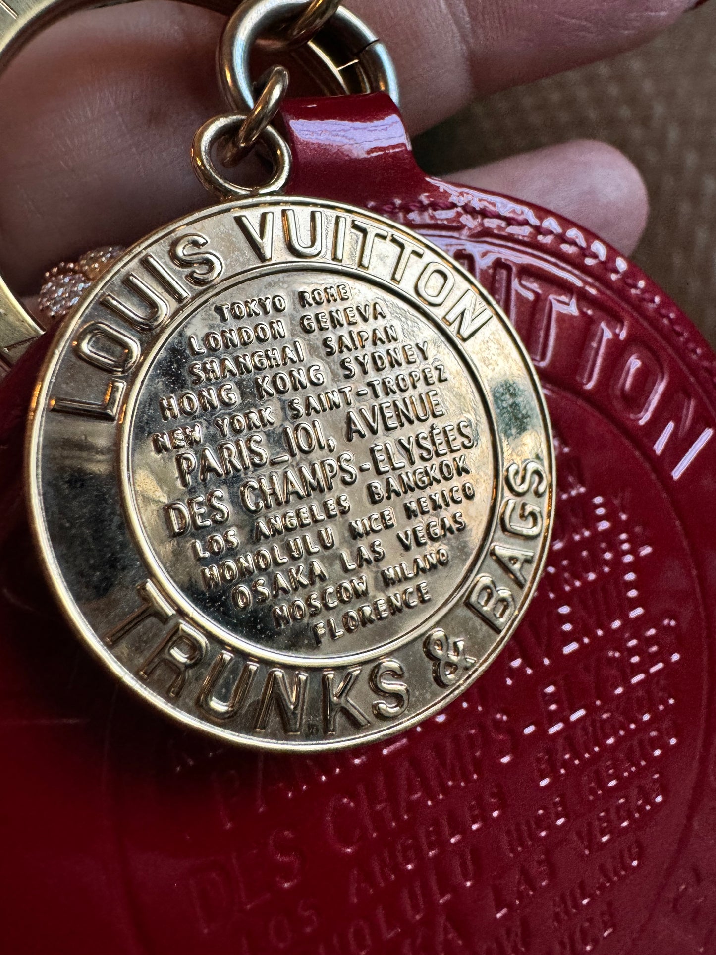 Louis Vuitton Vernis Trunks and Bags Charm