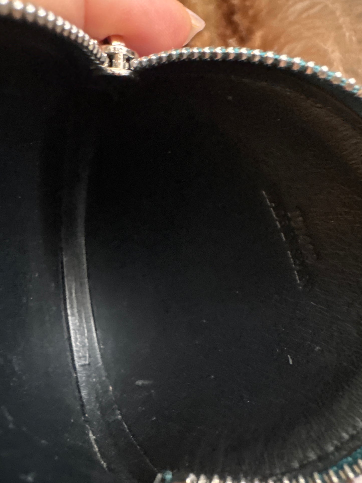 Loewe Leather Round Coin Purse