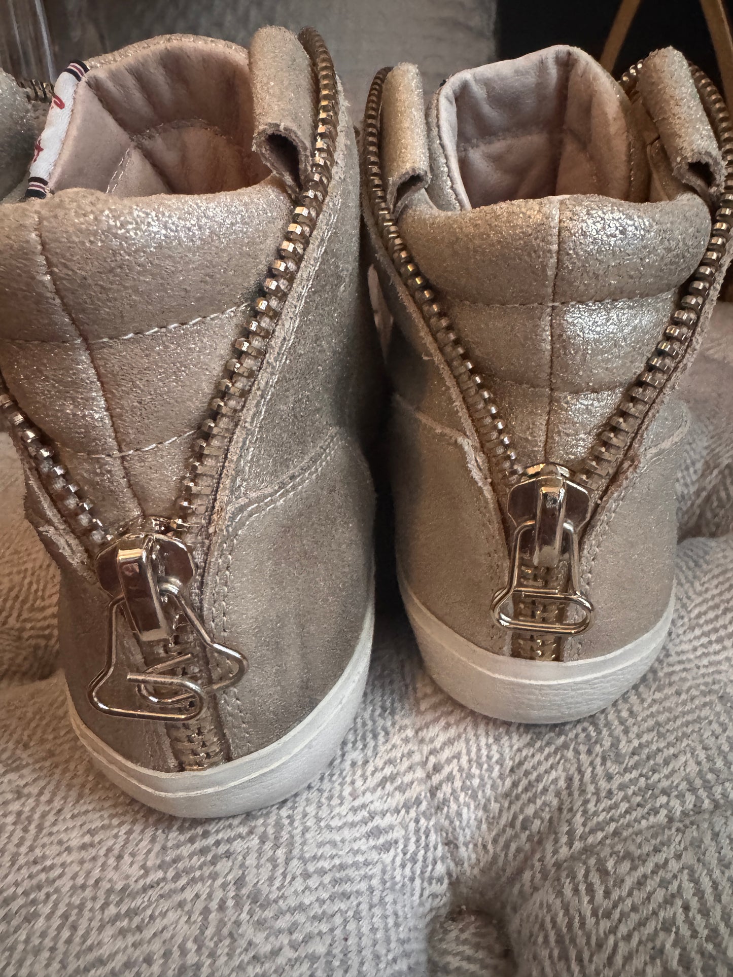 Ash Golden High Tops