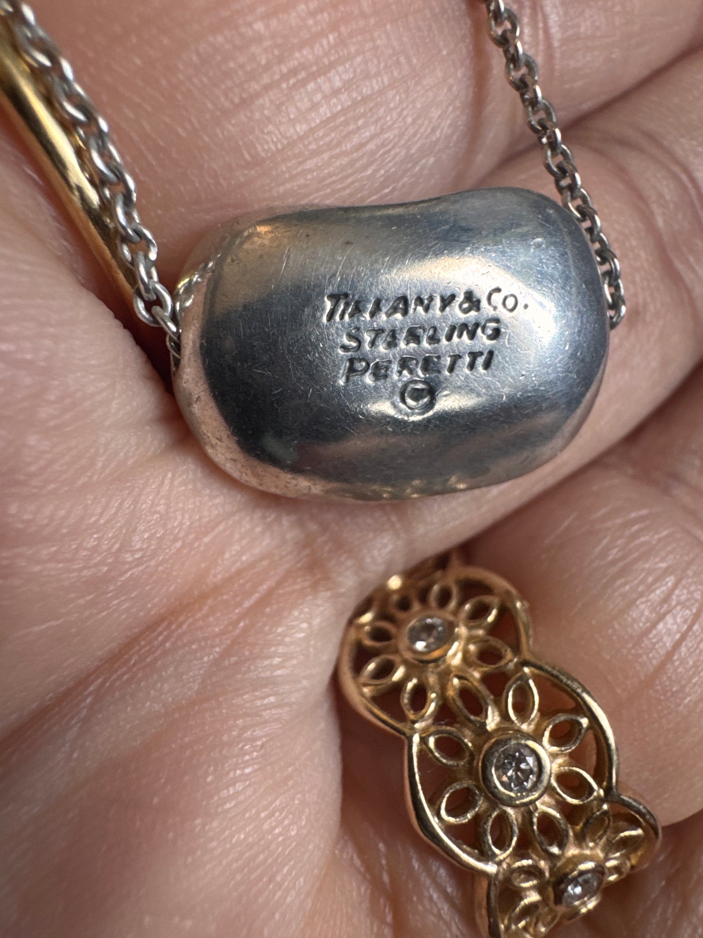 Tiffany & Co Large Bean Necklace-Vintage