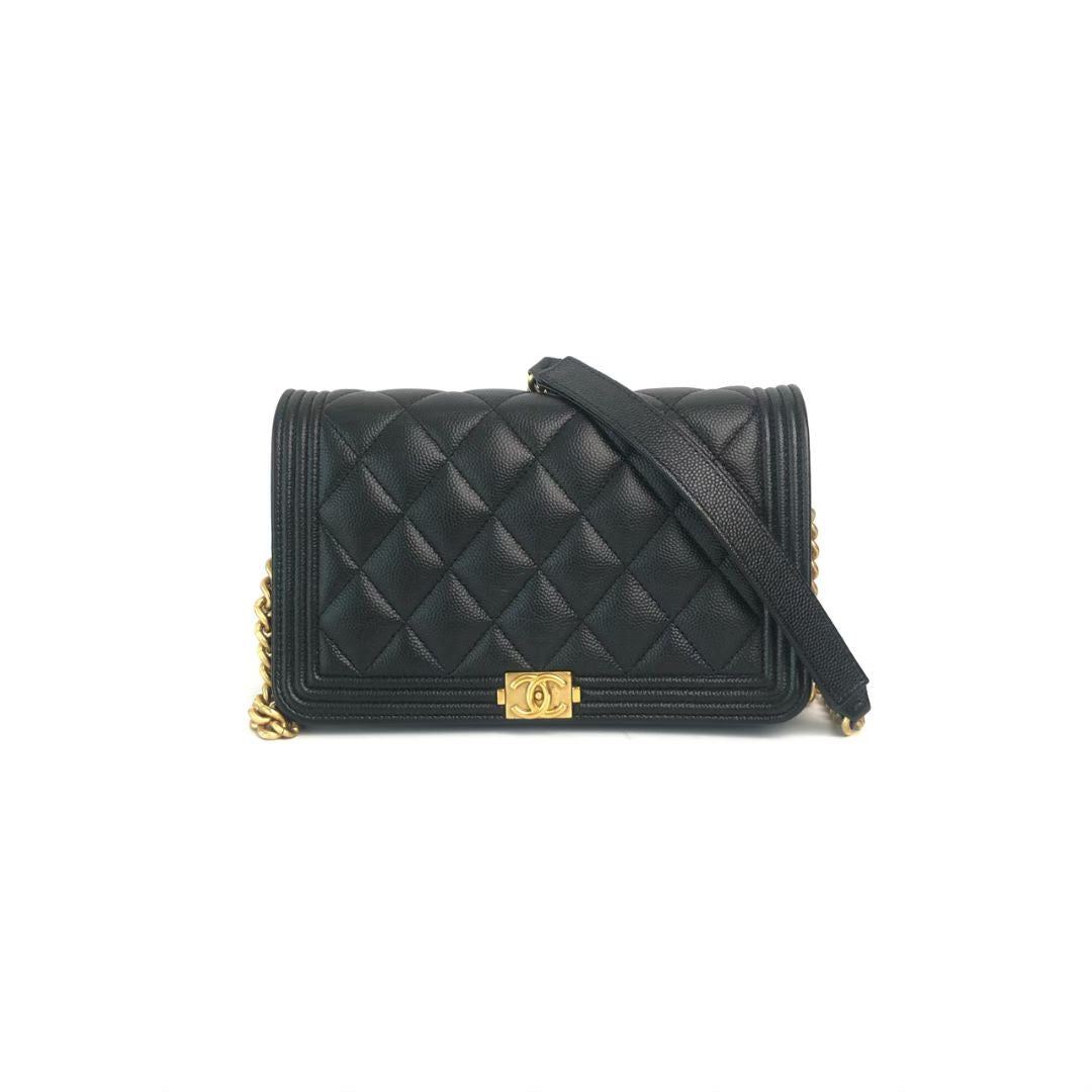 PREORDER ONLY-Chanel WOC in Caviar GHW