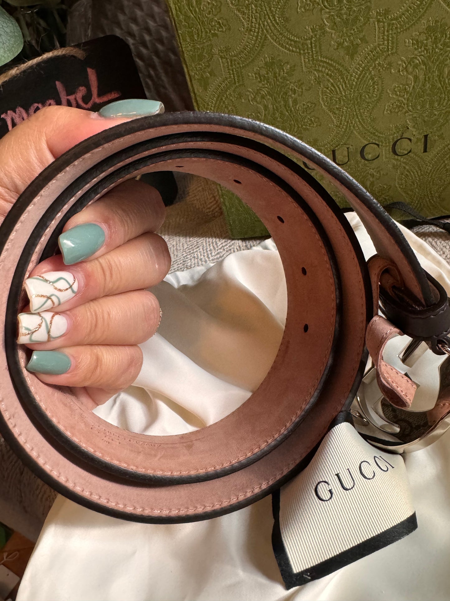 Gucci interlocking monogram belt