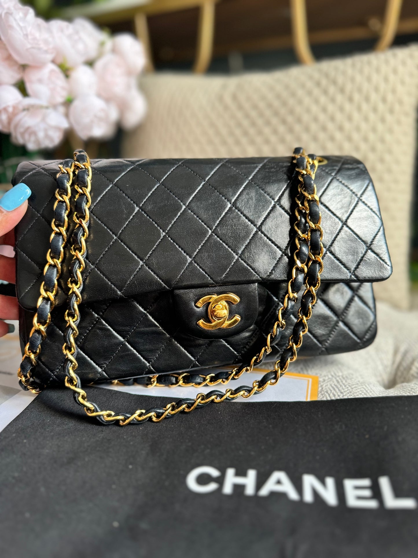 Chanel Vintage Double Flap in Lambskin