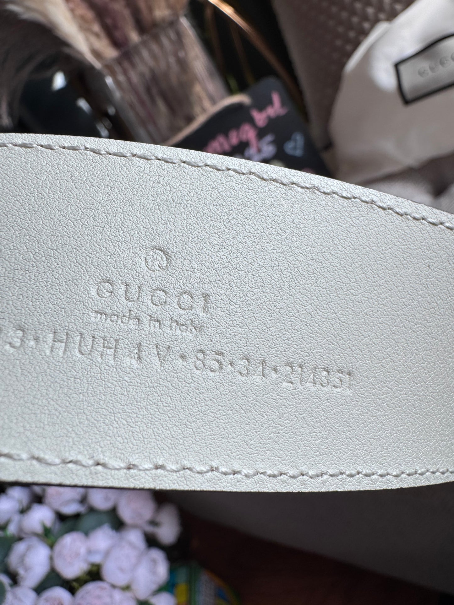 Gucci Marmont Belt-size85