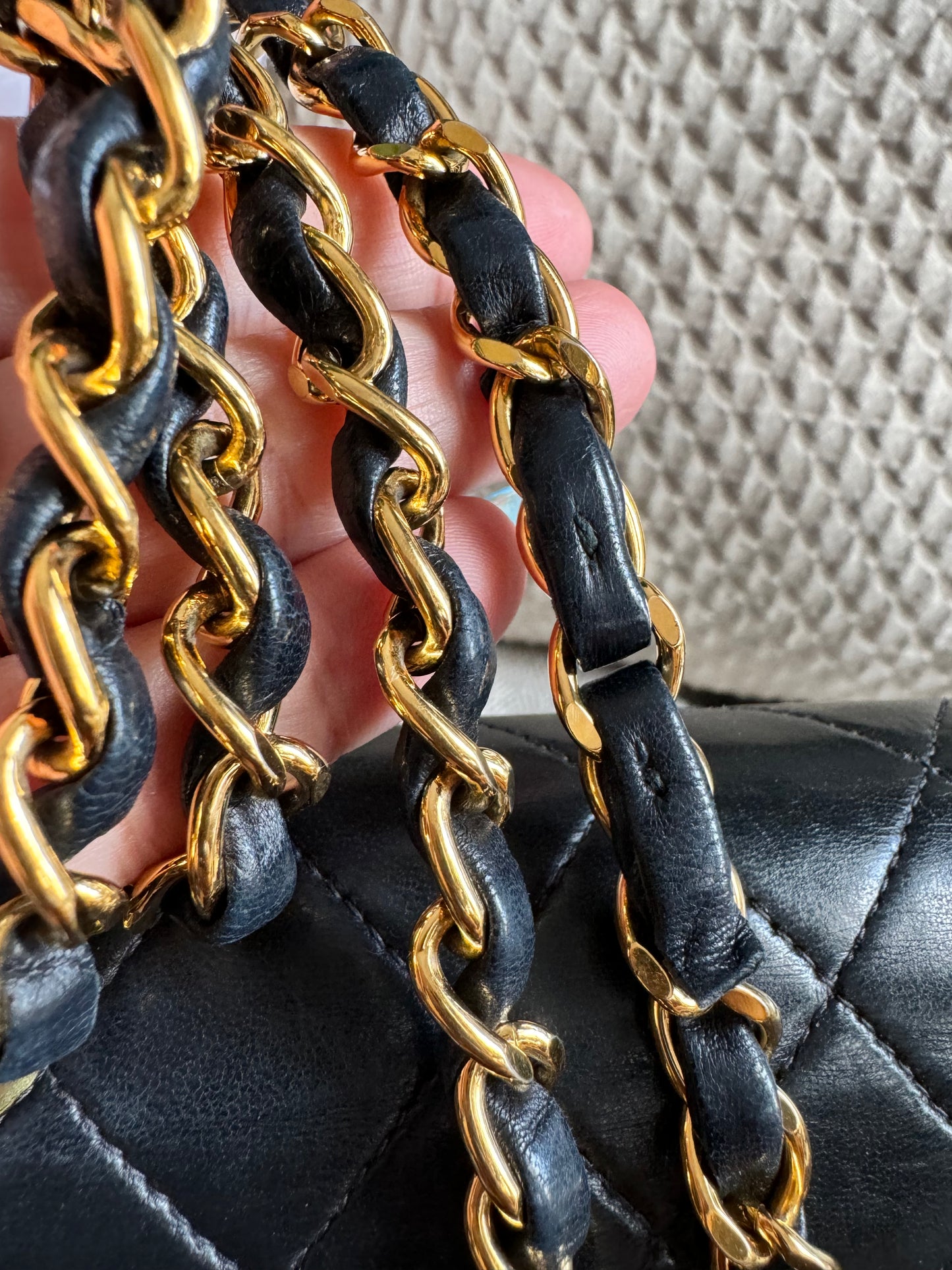 Chanel Vintage Double Flap in Lambskin