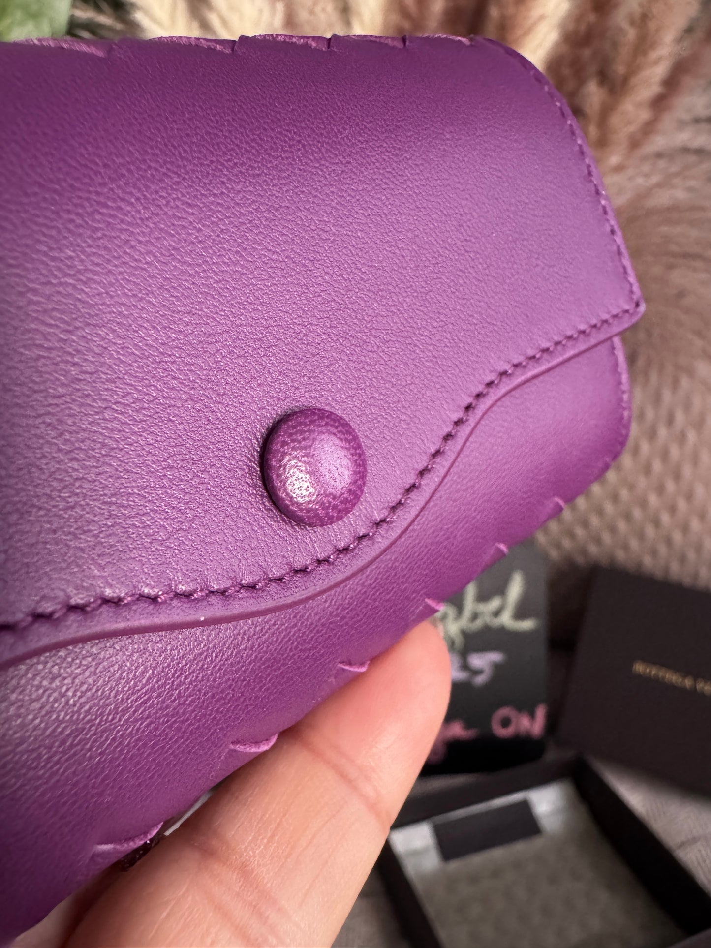 Bottega Veneta 6-Key Leather Intreciatto Case