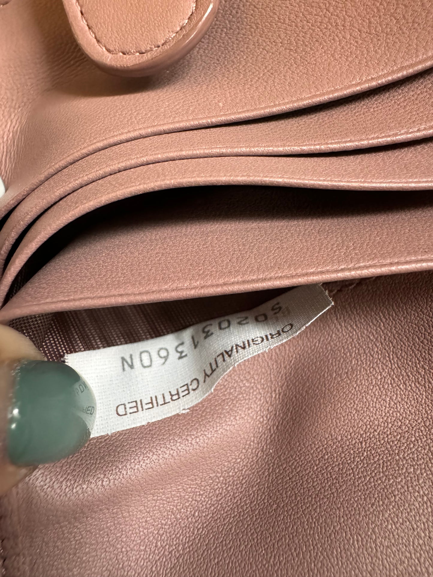 Bottega Veneta Compact Wallet in blush