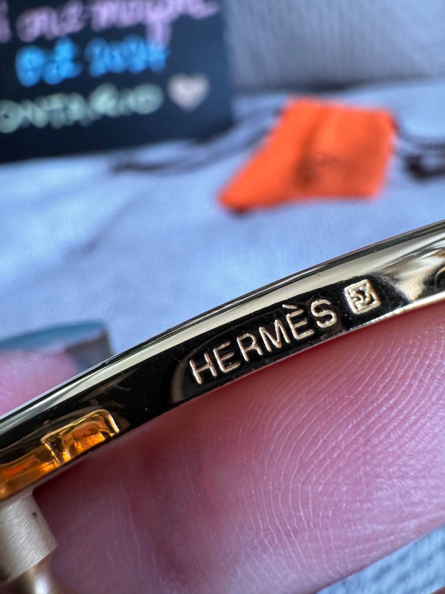 Hermes Belt Buckle -Gold tone