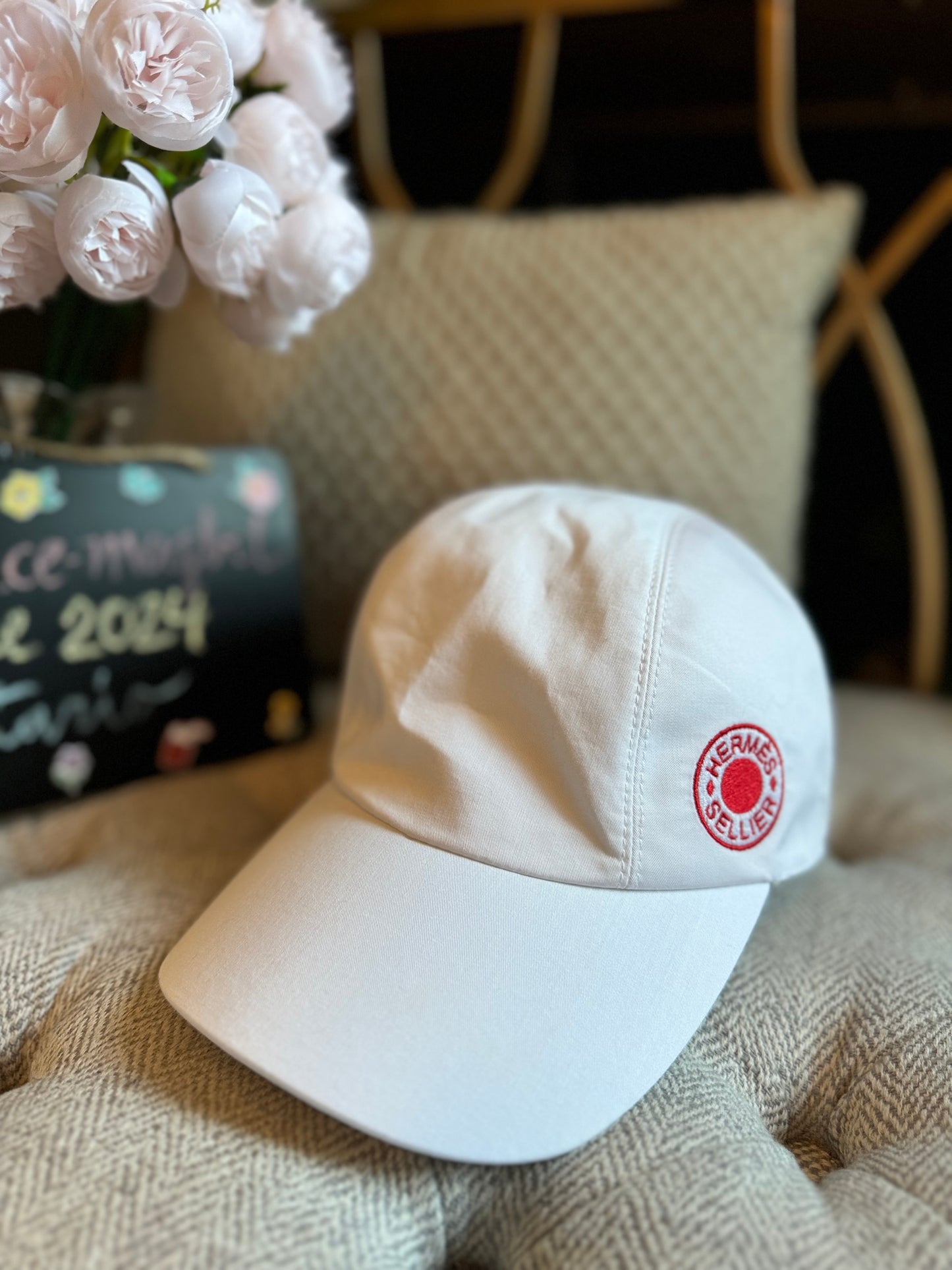 Hermes Cotton Baseball Cap