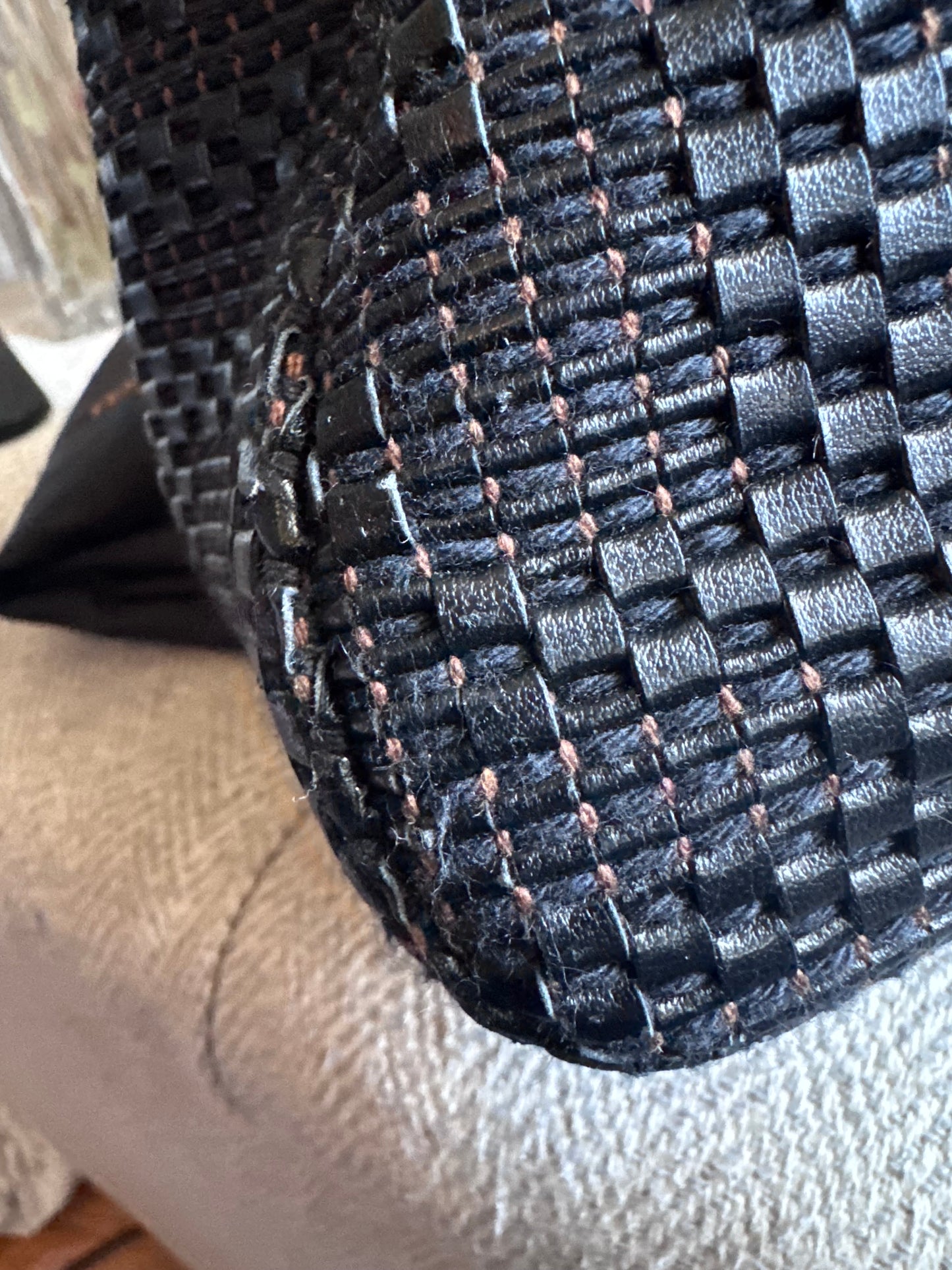 Fendi Leather Weave Mama Baguette