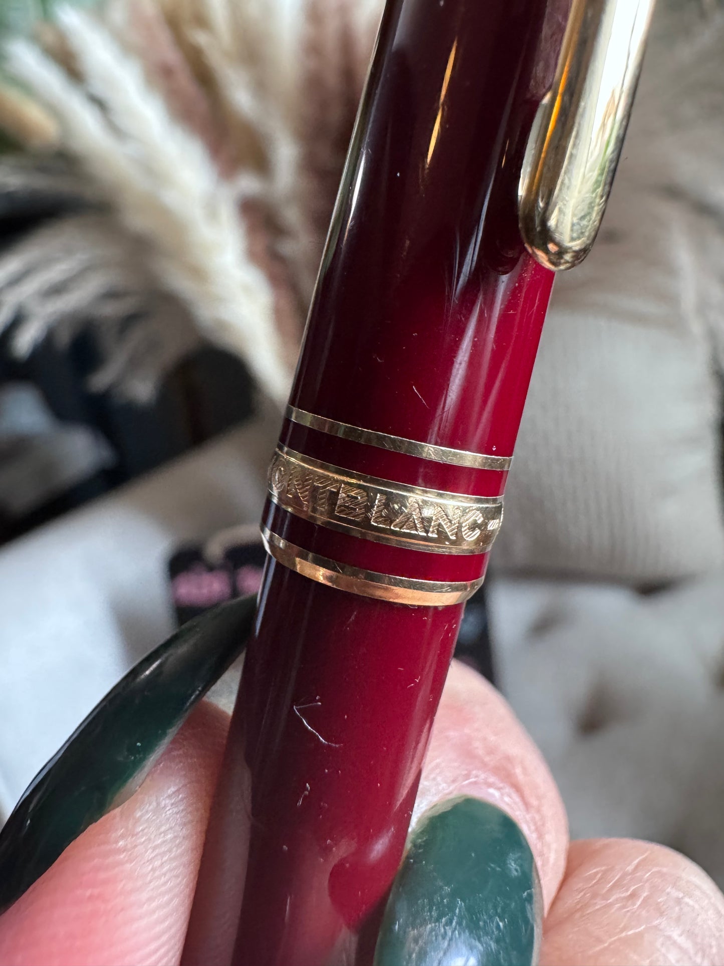 Montblanc Ballpoint Meisterstuck Pen in Burgundy
