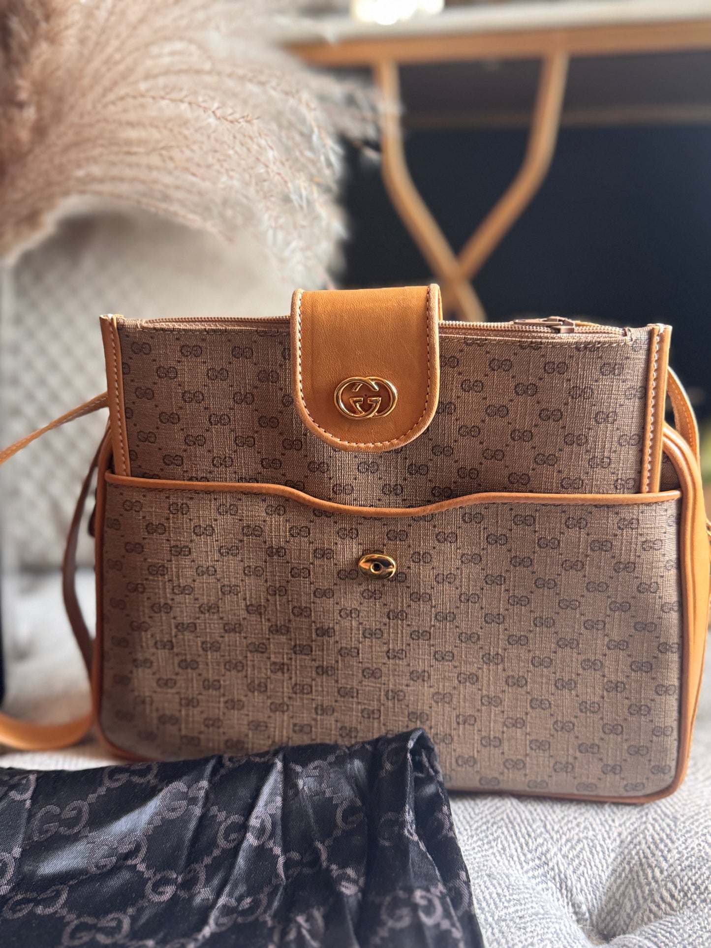 Gucci Vintage Micro GG Camera Bag