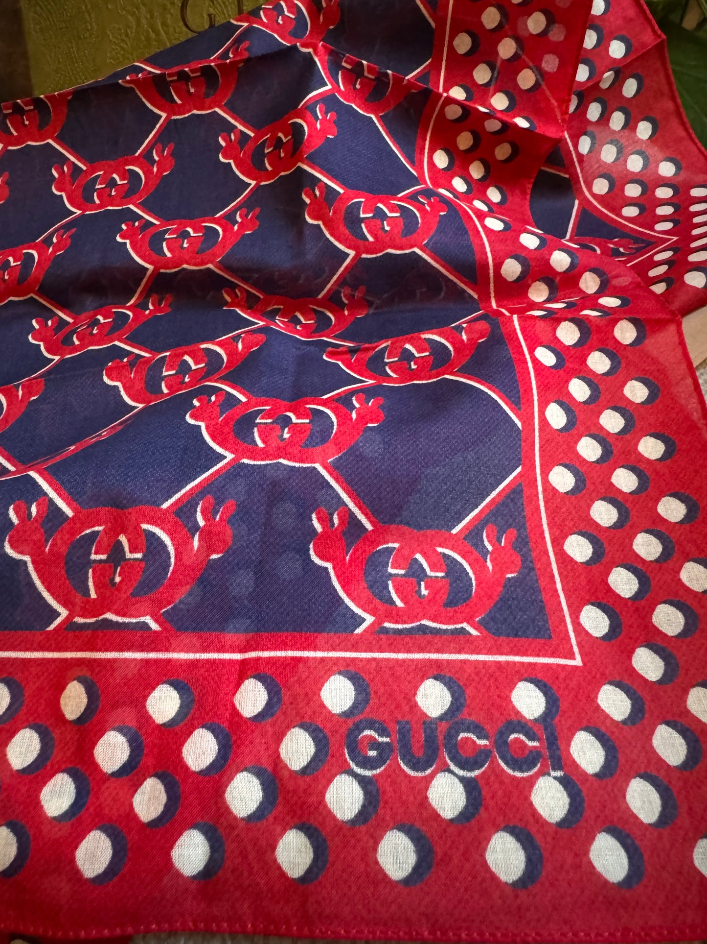 Gucci Scarf/Handlerchief/Brand New