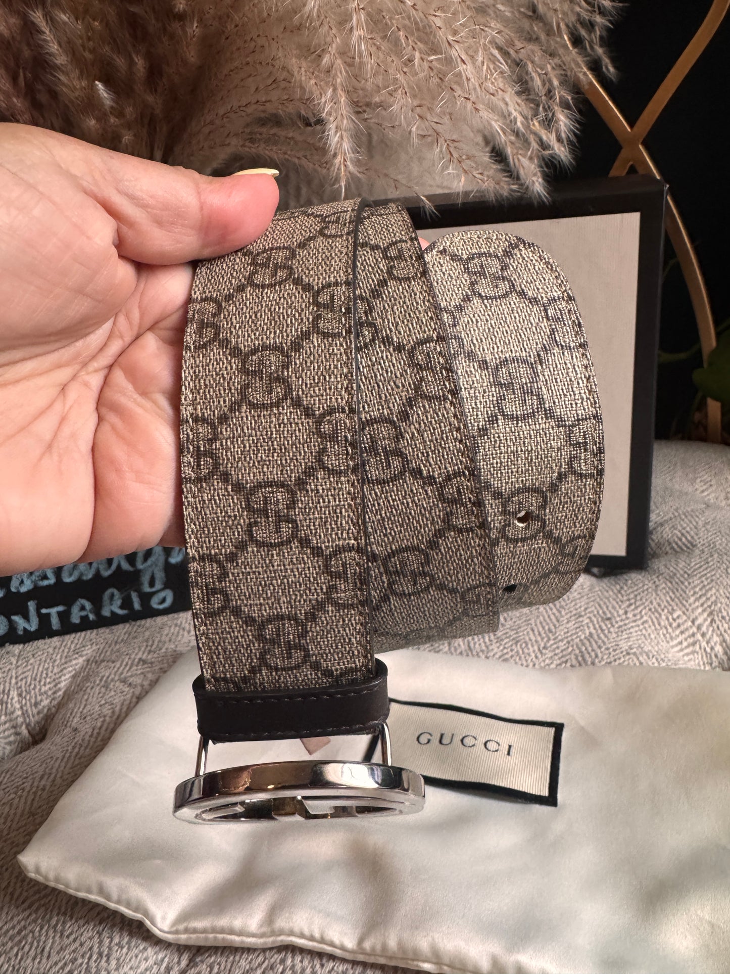 Gucci Interlocking Belt