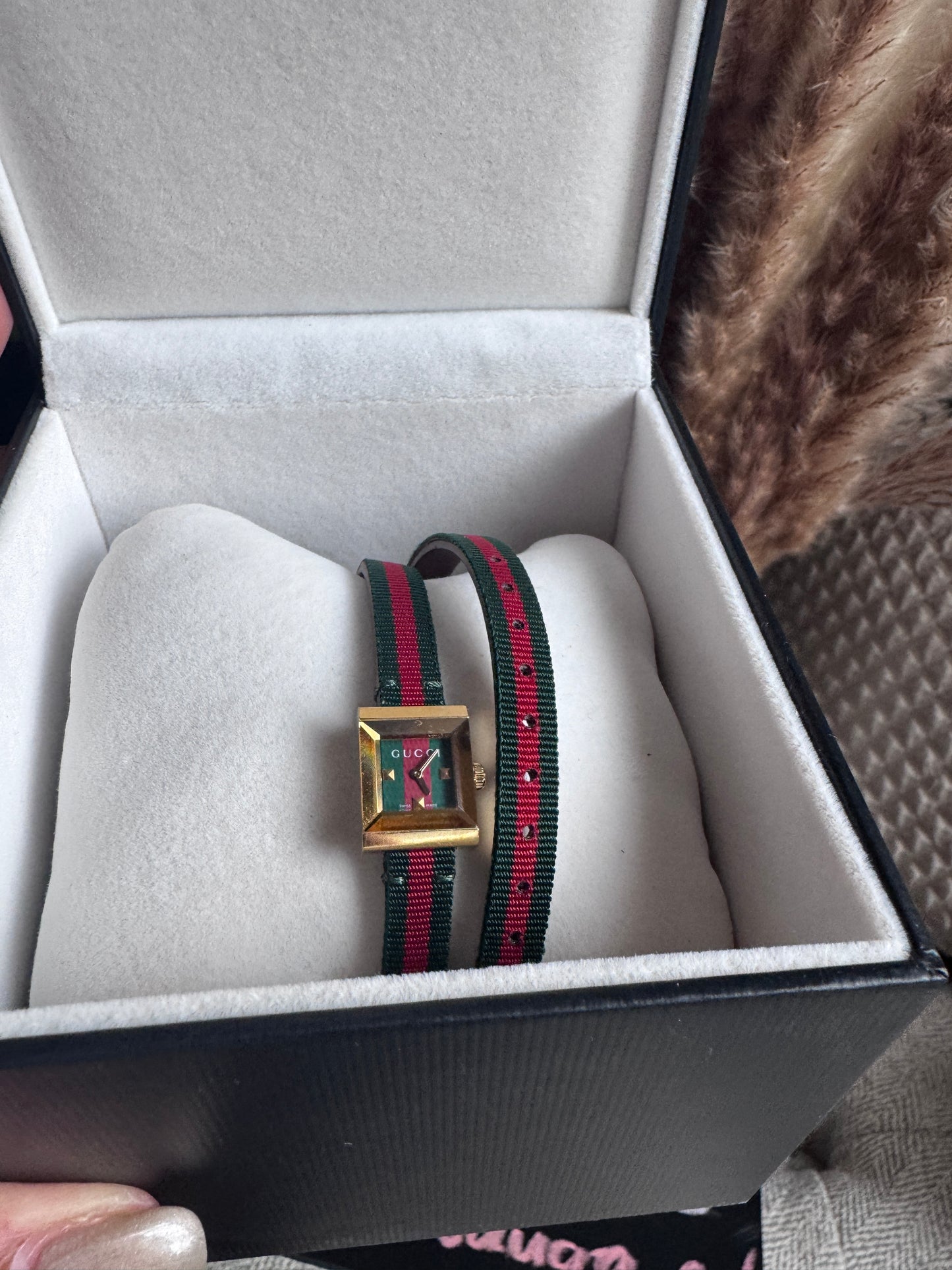 Gucci Vintage Web Strap Watch