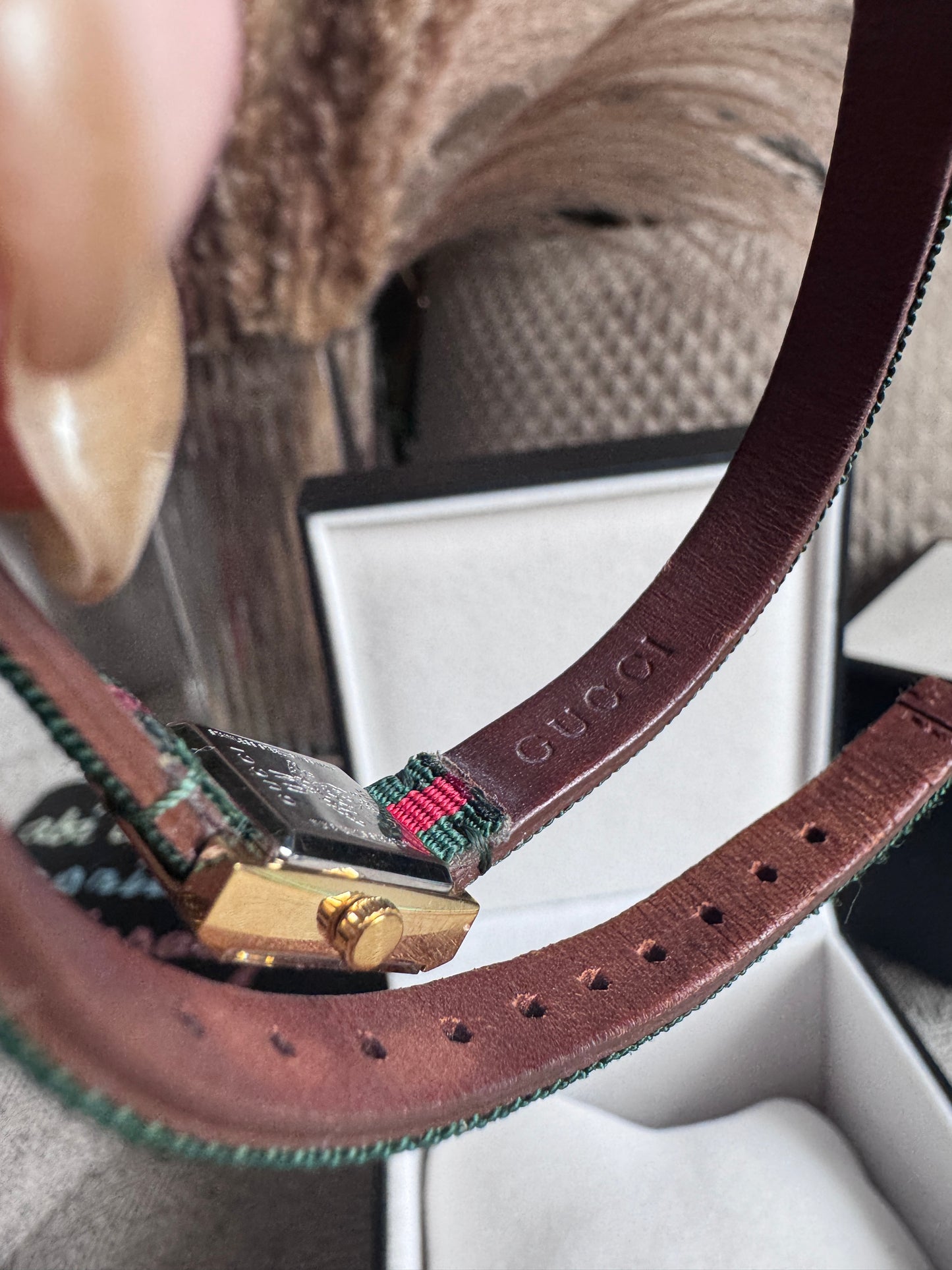 Gucci Vintage Web Strap Watch