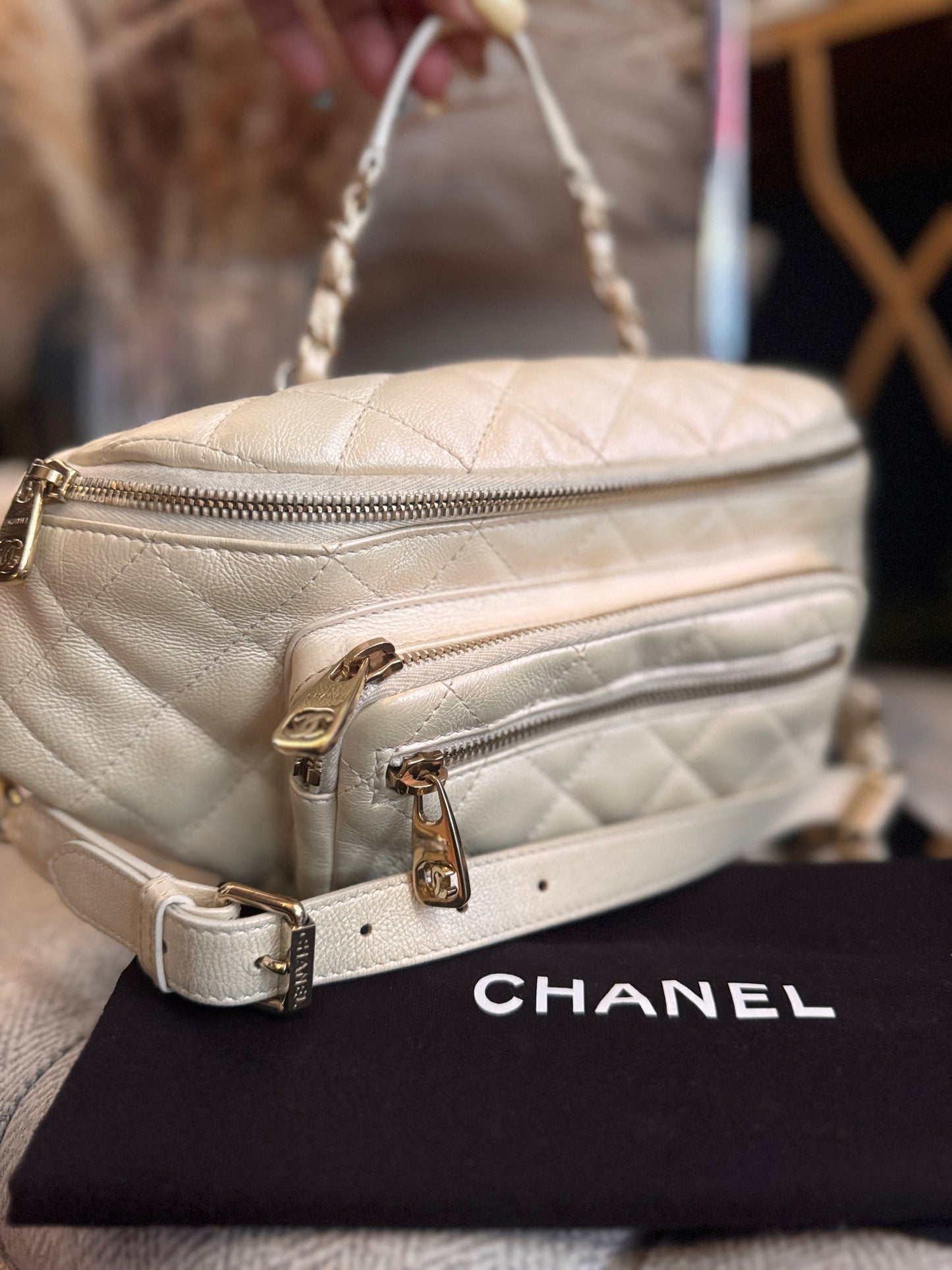 CHANEL Iridescent All About Waist bumbag
