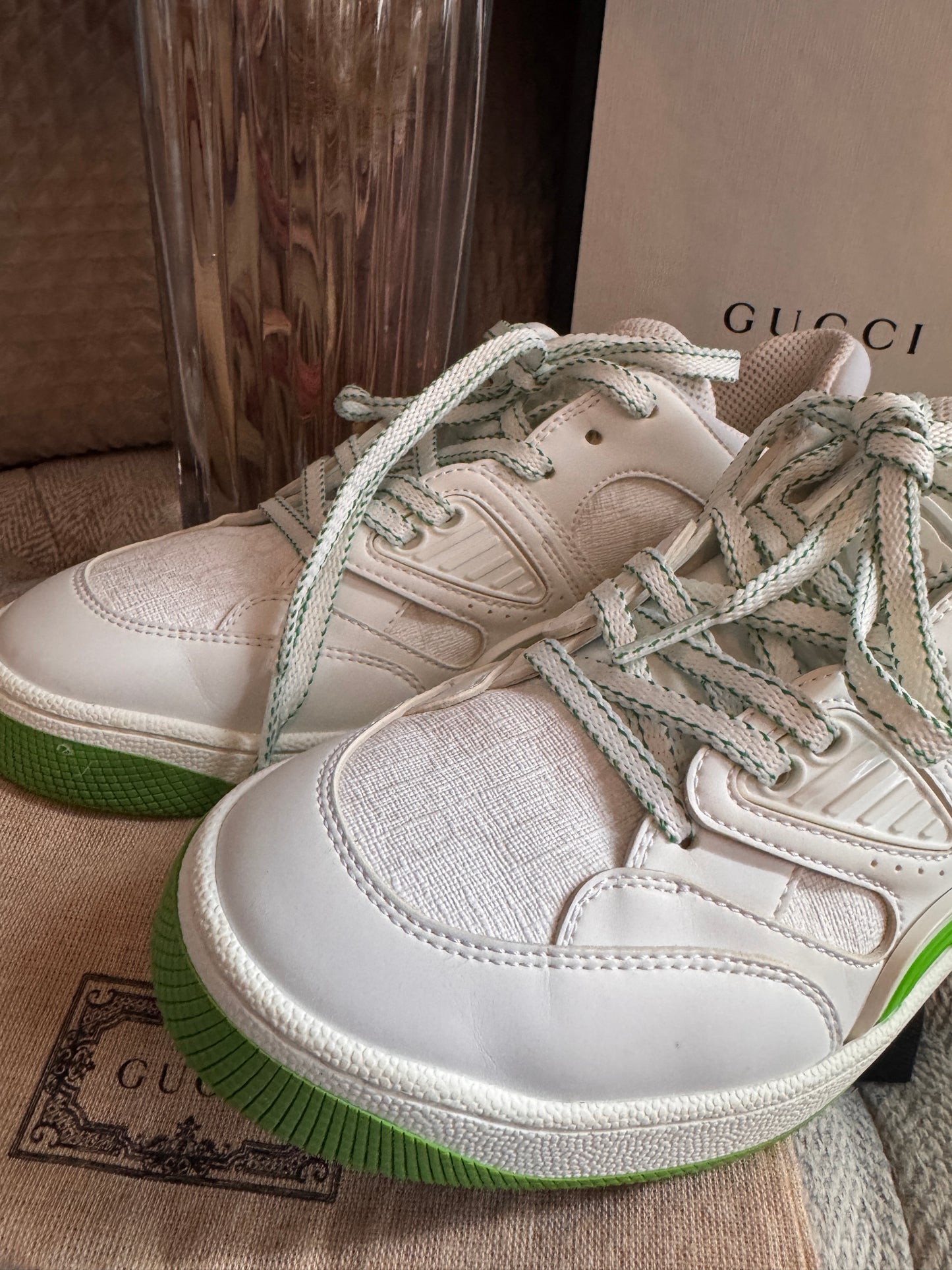 Demetra GG Supreme Monogram Womens Runners